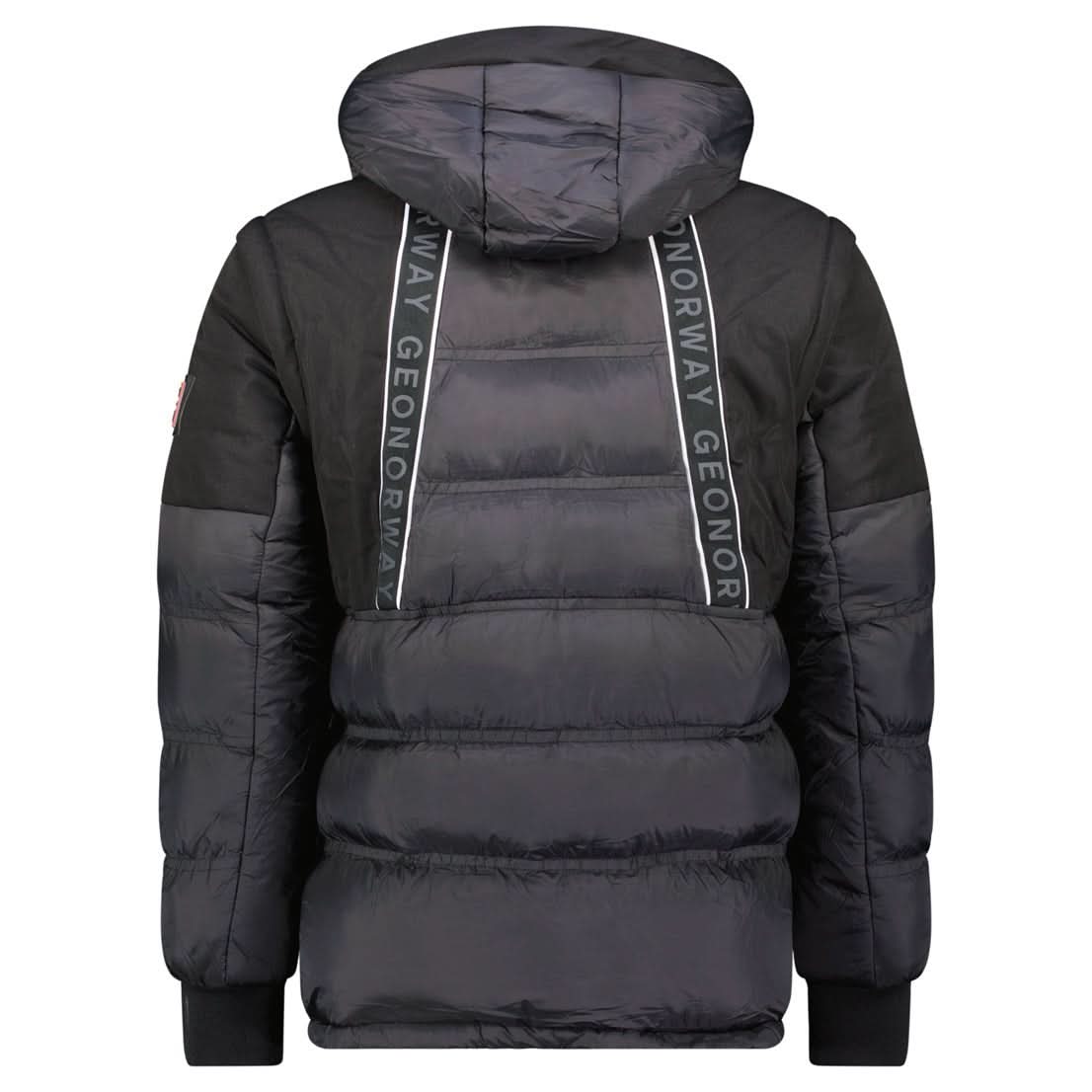 Geographical Geographical Norway Daneti Homme - Parka bimateria con capucha y bolsillos, Insignia - Cordón - Geographical Norway DANETI_MEN_MARINE_S_SDB-DANETI_MEN_MARINE_M_SDB-DANETI_MEN_MARINE_L_SDB-DANETI_MEN_MARINE_XL_SDB-DANETI_MEN_MARINE_XXL_SDB-DANETI_MEN_MARINE_3XL_SDB-DANETI_MEN_NOIR_SDB-DANETI_MEN_NOIR_M_SDB-DANETI_MEN_NOIR_L_SDB-DANETI_MEN_NOIR_XL_SDB