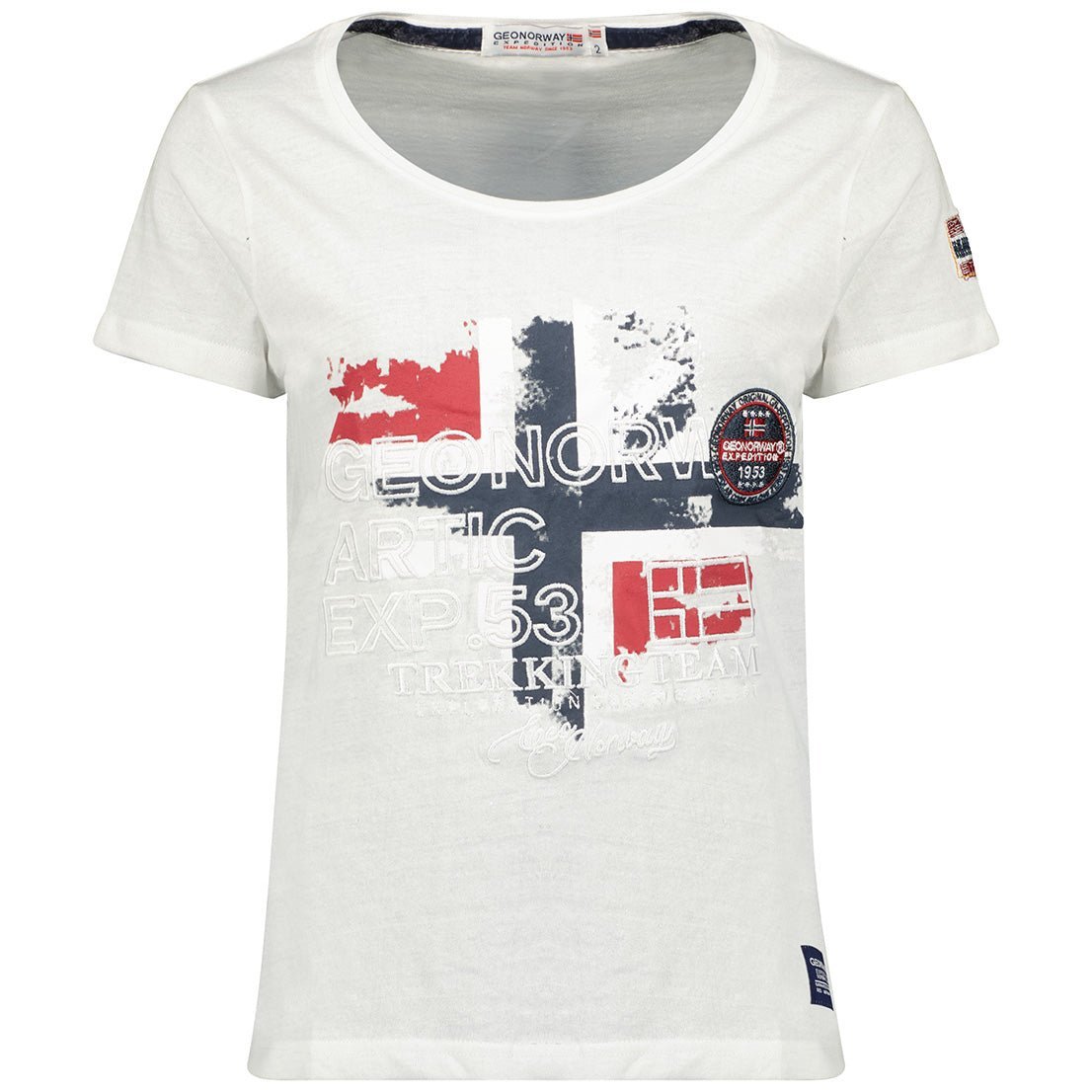 Geographical Norway Geographical Norway Jarry Women - Camiseta manga corta - Geographical Norway JARRY_LADY_MARINE_SDB-JARRY_LADY_BLANC_SDB-JARRY_LADY_MARINE_SDB-JARRY_LADY_WHITE_M_SDB-JARRY_LADY_MARINE_L_SDB-JARRY_LADY_WHITE_L_SDB-JARRY_LADY_WHITE_XL_SDB-JARRY_LADY_MARINE_XL_SDB-JARRY_LADY_MARINE_XXL_SDB-JARRY_LADY_BLACK_SDB