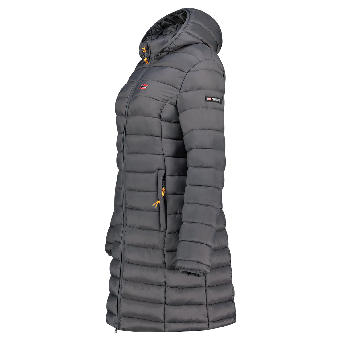 Geographical Norway ATIKOLOR LONG HOOD Mujer - Chaqueta Gris claro