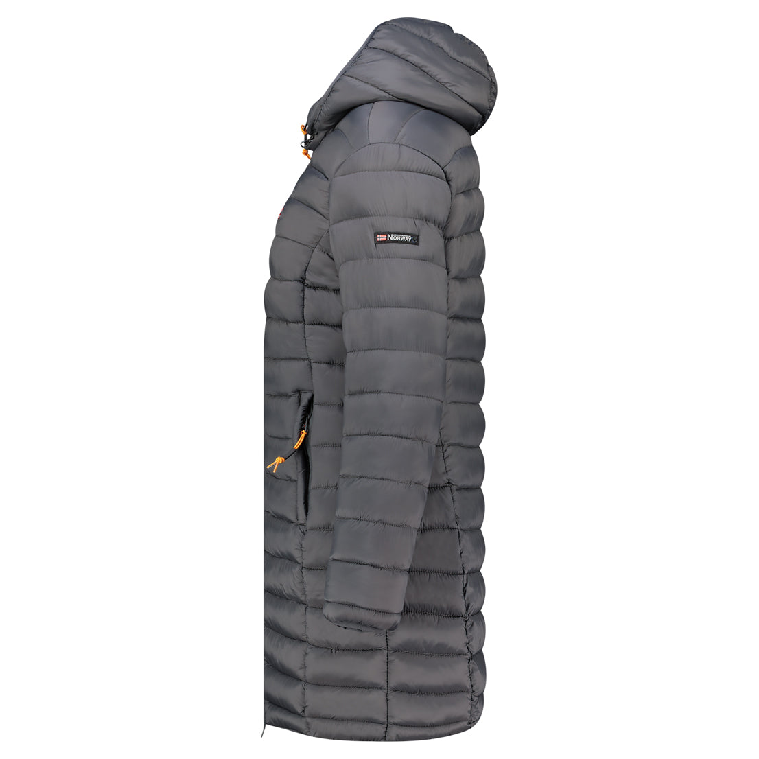 Geographical Norway ATIKOLOR LONG HOOD Mujer - Chaqueta Gris claro