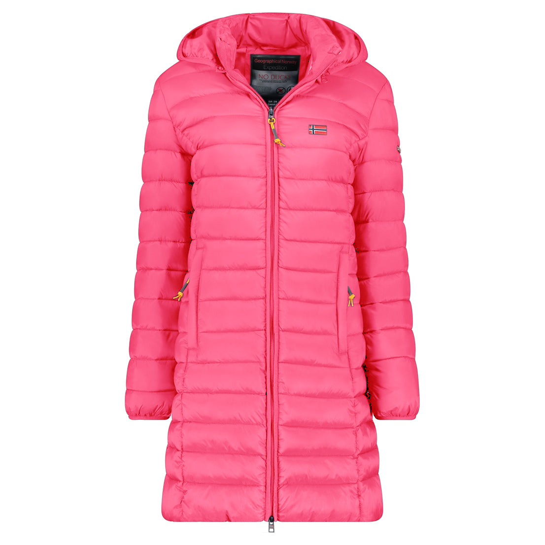 Geographical Norway ATIKOLOR LONG HOOD Mujer - Chaqueta Negro