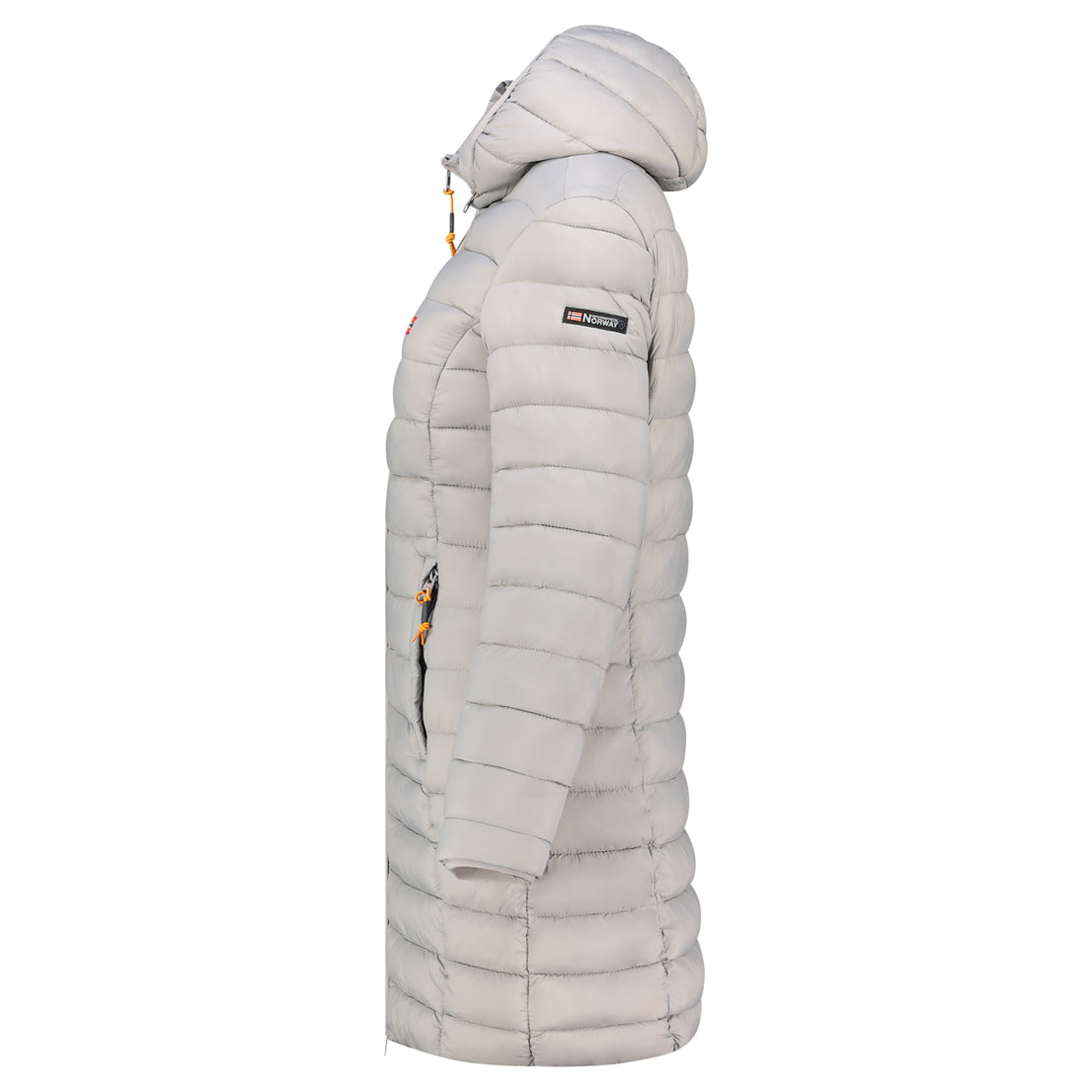 Geographical Norway ATIKOLOR LONG HOOD Mujer - Chaqueta Gris claro