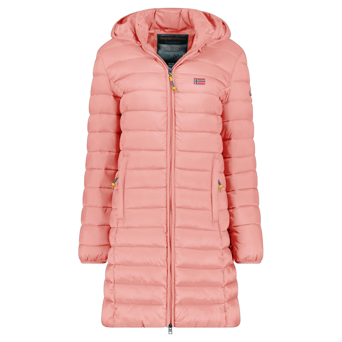 Geographical Norway ATIKOLOR LONG HOOD Mujer - Chaqueta Rojo