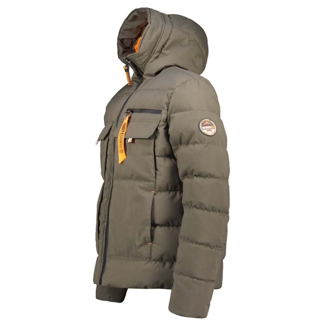Geographical Norway Dosiba Men - Parka con capucha Bolsillos Insignia Cremallera Manga - Geographical Norway DOSIBA_MEN_KAKI_SDB-DOSIBA_MEN_KAKI_M_SDB-DOSIBA_MEN_KAKI_L_SDB-DOSIBA_MEN_KAKI_XL_SDB-DOSIBA_MEN_KAKI_XXL_SDB-DOSIBA_MEN_KAKI_3XL_SDB-DOSIBA_MEN_NOIR_S_SDB-DOSIBA_MEN_NOIR_M_SDB-DOSIBA_MEN_NOIR_L_SDB-DOSIBA_MEN_NOIR_XL_SDB