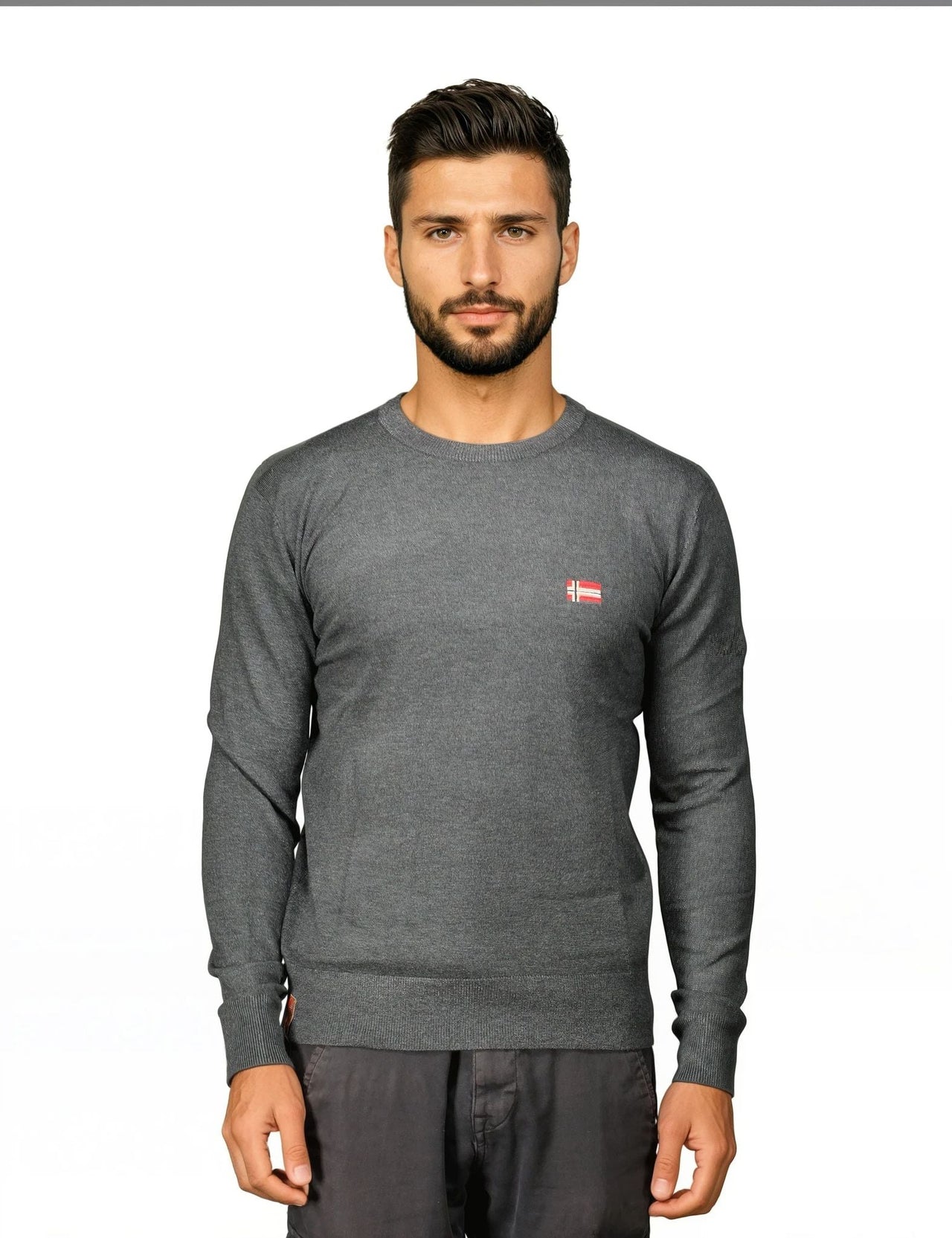 Geographical Geographical Norway FERASMO Hombre - Jersey cuello redondo - Geographical Norway FERASMO_MEN_GRIS_FONCE_SDB-FERASMO_MEN_OLIVE_S_SDB-FERASMO_MEN_MARINE_S_SDB-FERASMO_MEN_NOIR_S_SDB-FERASMO_MEN_GRIS_FONCE_M_SDB-FERASMO_MEN_OLIVE_M_SDB-FERASMO_MEN_MARINE_M_SDB-FERASMO_MEN_NOIR_M_SDB-FERASMO_MEN_GRIS_FONCE_L_SDB-FERASMO_MEN_OLIVE_L_SDB