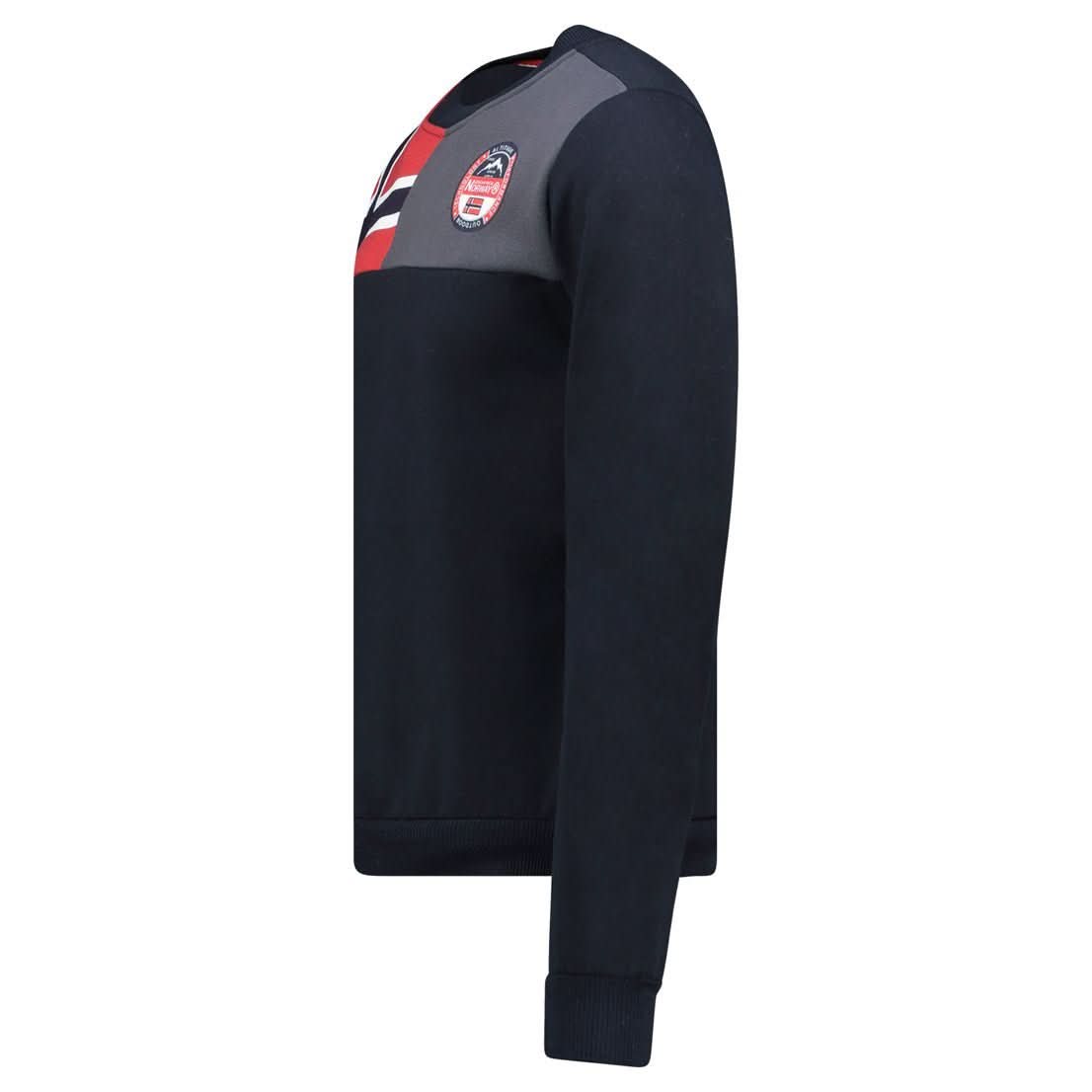 Geographical Norway Geographical Norway G-ROUND Hombre - Camiseta de chándal con estampado y bandera - Geographical Norway G-ROUND_MEN_MARINE_S_SDB-G-ROUND_MEN_BLANC_S_SDB-G-ROUND_MEN_MARINE_SDB-G-ROUND_MEN_WHITE_M_SDB-G-ROUND_MEN_MARINE_L_SDB-G-ROUND_MEN_WHITE_L_SDB-G-ROUND_MEN_MARINE_XL_SDB-G-ROUND_MEN_WHITE_XL_SDB-G-ROUND_MEN_MARINE_XXL_SDB-G-ROUND_MEN_WHITE_XXL_SDB