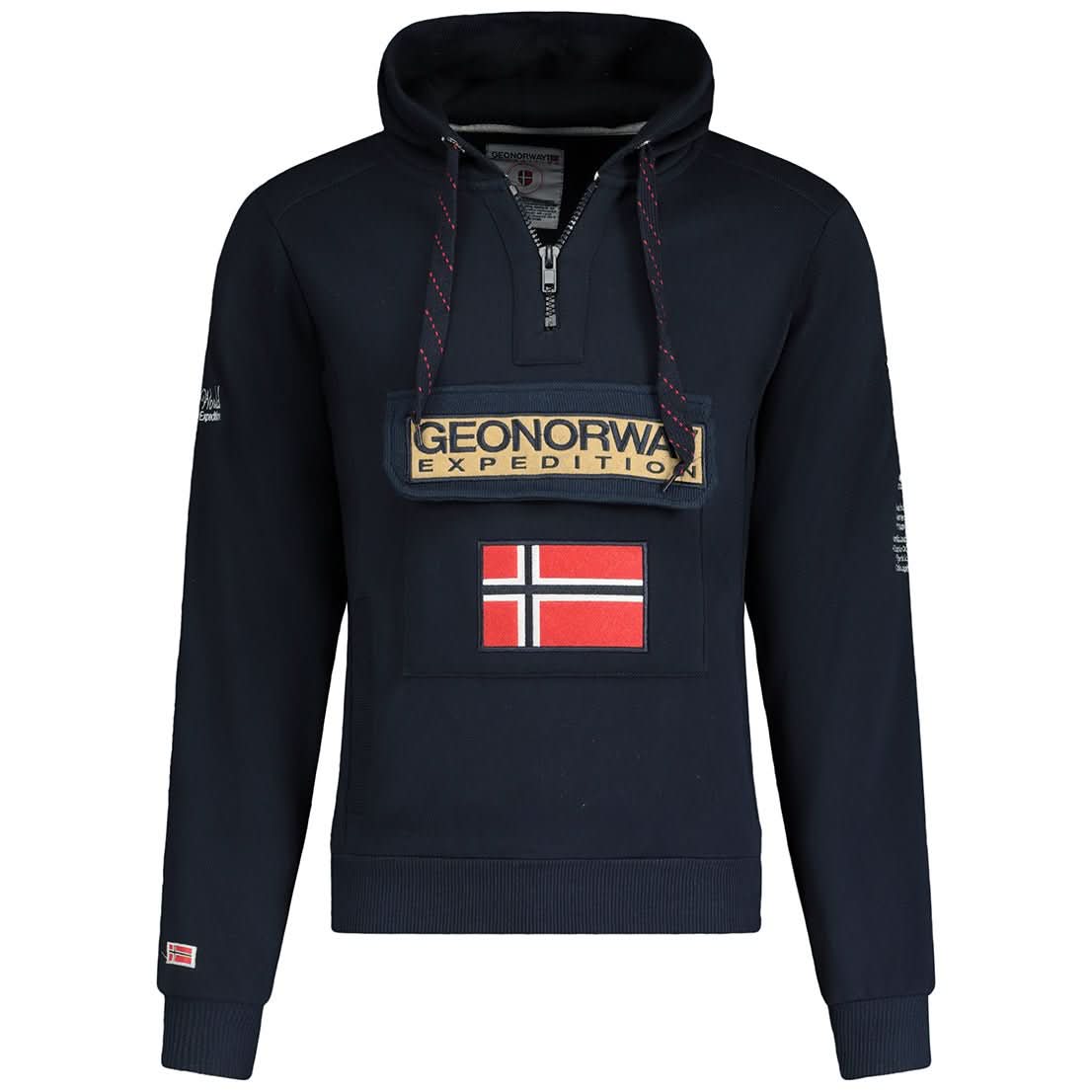 Gymclass Geo Noruega Hombre - Sudadera con capucha - Geographical Norway GYMCLASS_MEN_ROUGE_S_EO_SDB-GYMCLASS_MEN_NOIR_S_EO_SDB-GYMCLASS_MEN_MARINE_S_EO_SDB-GYMCLASS_MEN_GRIS_FONCE_M_EO_SDB-GYMCLASS_MEN_KAKI_L_EO_SDB
