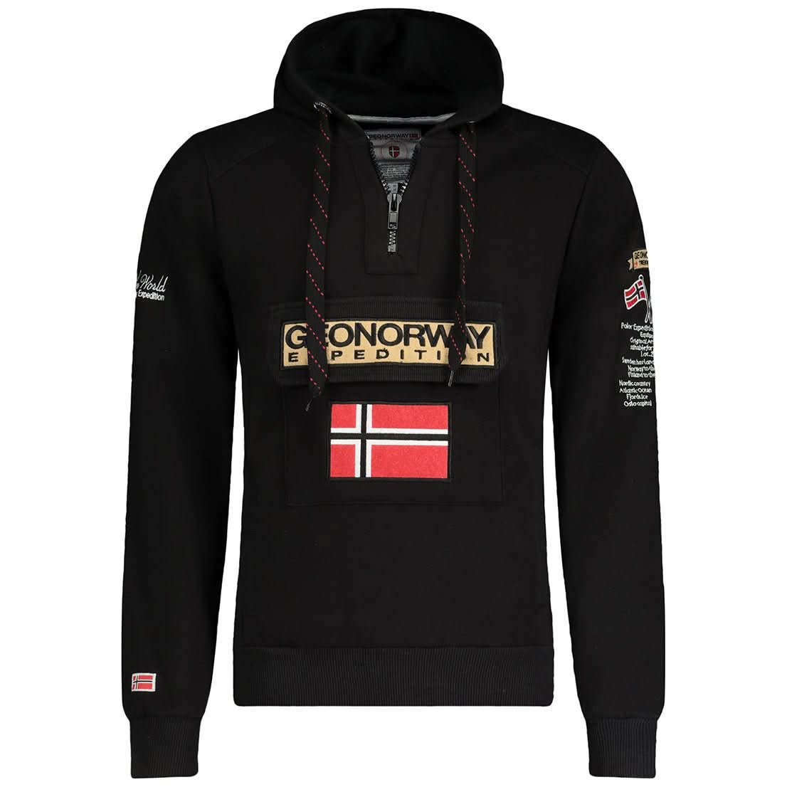 Gymclass Geo Noruega Hombre - Sudadera con capucha - Geographical Norway GYMCLASS_MEN_ROUGE_S_EO_SDB-GYMCLASS_MEN_NOIR_S_EO_SDB-GYMCLASS_MEN_MARINE_S_EO_SDB-GYMCLASS_MEN_GRIS_FONCE_M_EO_SDB-GYMCLASS_MEN_KAKI_L_EO_SDB