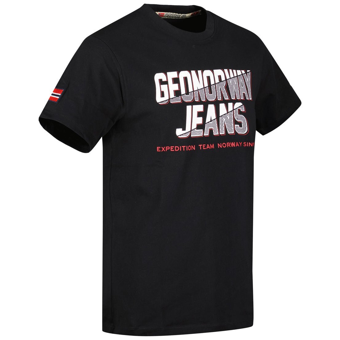 Geographical Geographical Norway Jasper - Camiseta de hombre de cuello redondo con bandera y estampado - Geographical Norway JASPER_MEN_NOIR_M_SDB-JASPER_MEN_BLANC_M_SDB-JASPER_MEN_MARINE_M_SDB-JASPER_MEN_LIGHT_GREY_M_SDB-JASPER_MEN_RED_M_SDB-JASPER_MEN_LIGHT_GREY_L_SDB-JASPER_MEN_MARINE_L_SDB-JASPER_MEN_WHITE_L_SDB-JASPER_MEN_RED_L_SDB-JASPER_MEN_BLACK_L_SDB