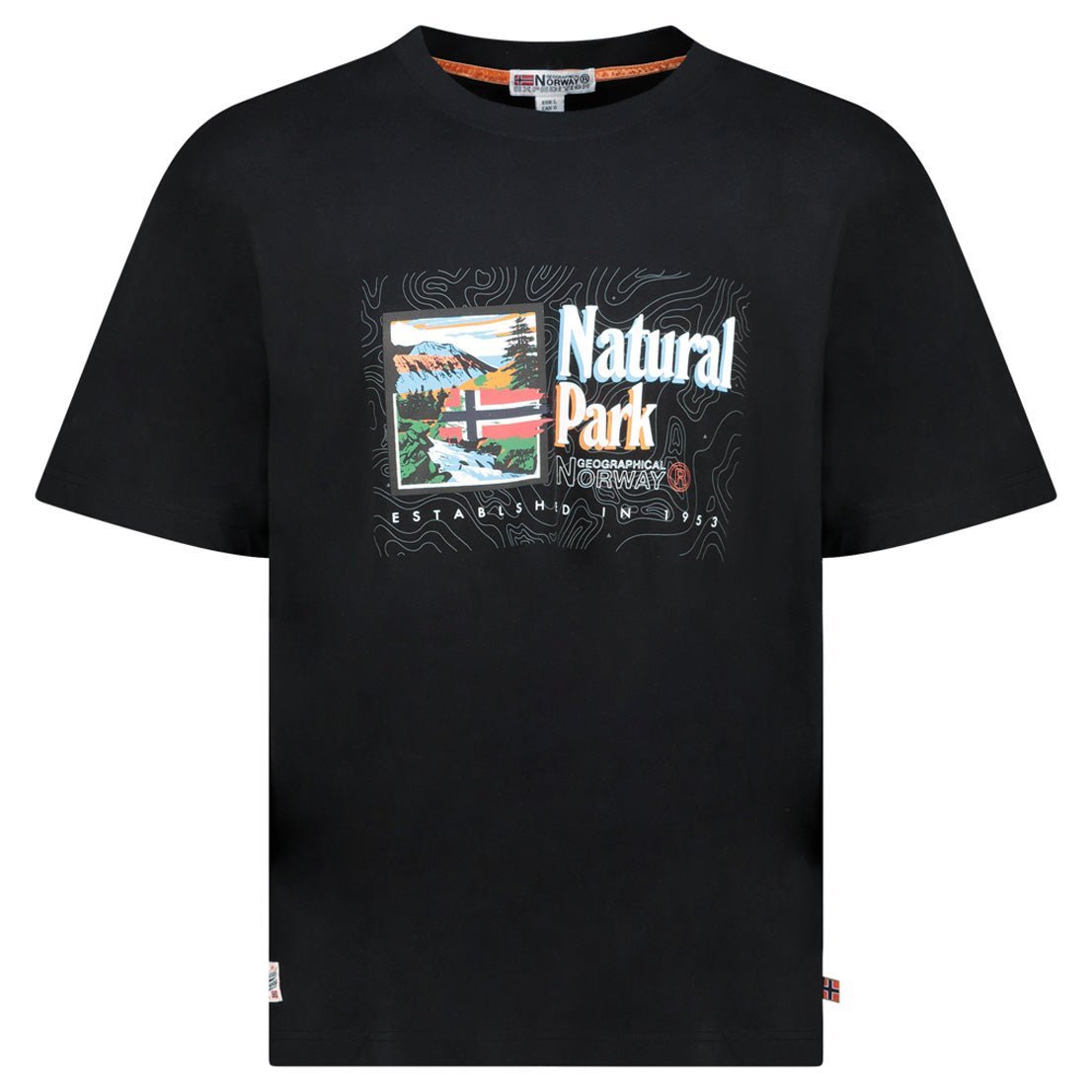 Geographical Geographical Norway Jpark Homme - Camiseta estampada con banderas - Geographical Norway JPARK_MEN_AMANDE_S_SDB-JPARK_MEN_NOIR_S_SDB-JPARK_MEN_BLANC_CASSE_S_SDB-JPARK_MEN_AMANDE_M_SDB-JPARK_MEN_BLANC_CASSE_M_SDB-JPARK_MEN_NOIR_M_SDB-JPARK_MEN_AMANDE_L_SDB-JPARK_MEN_BLANC_CASSE_L_SDB-JPARK_MEN_NOIR_L_SDB-JPARK_MEN_BLANC_CASSE_XL_SDB