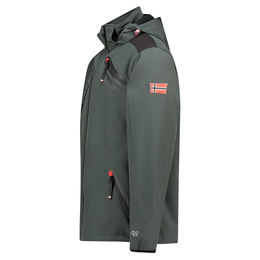 Geographical Norway TWOPAC Hombre - Softshell Gris Oscuro