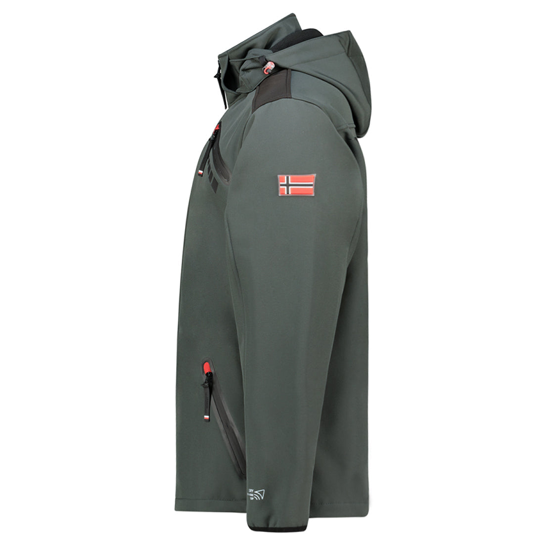 Geographical Norway TWOPAC Hombre - Softshell Gris Oscuro