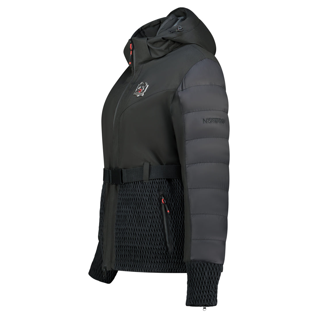 Geographical Norway WOLITA Mujer - Chaqueta de esquí Negro