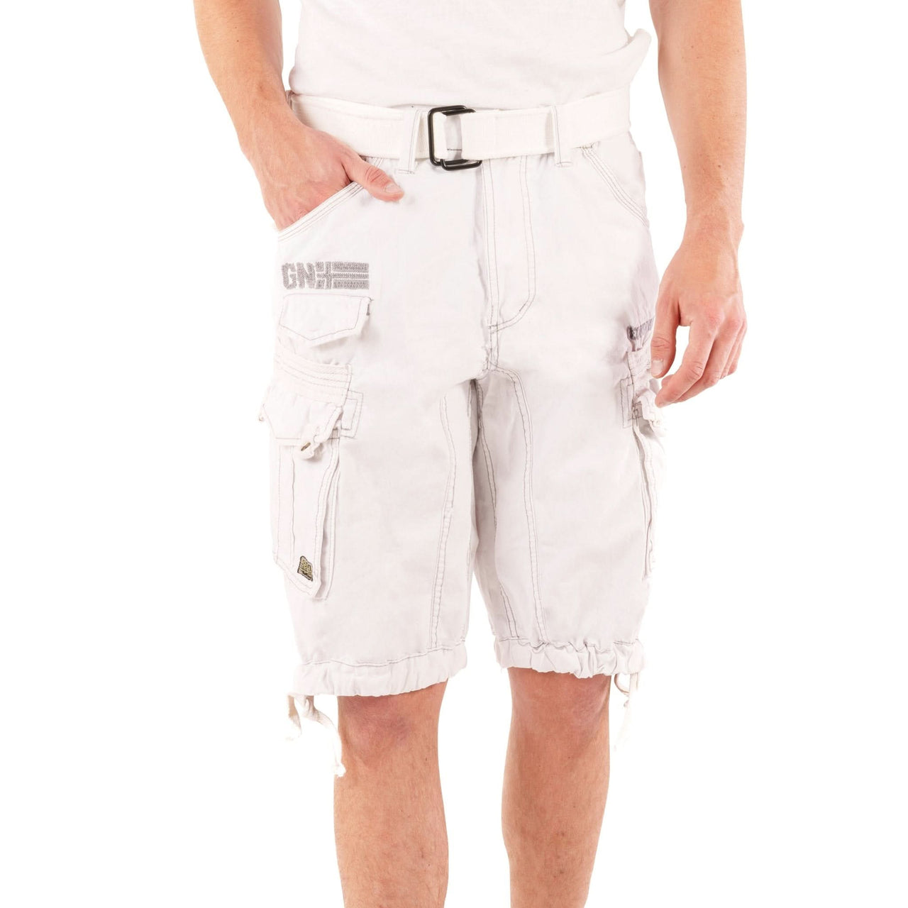 Geographical Geographical Norway Panoramique Homme - Bermudas Blanco - Geographical Norway - S Blanco