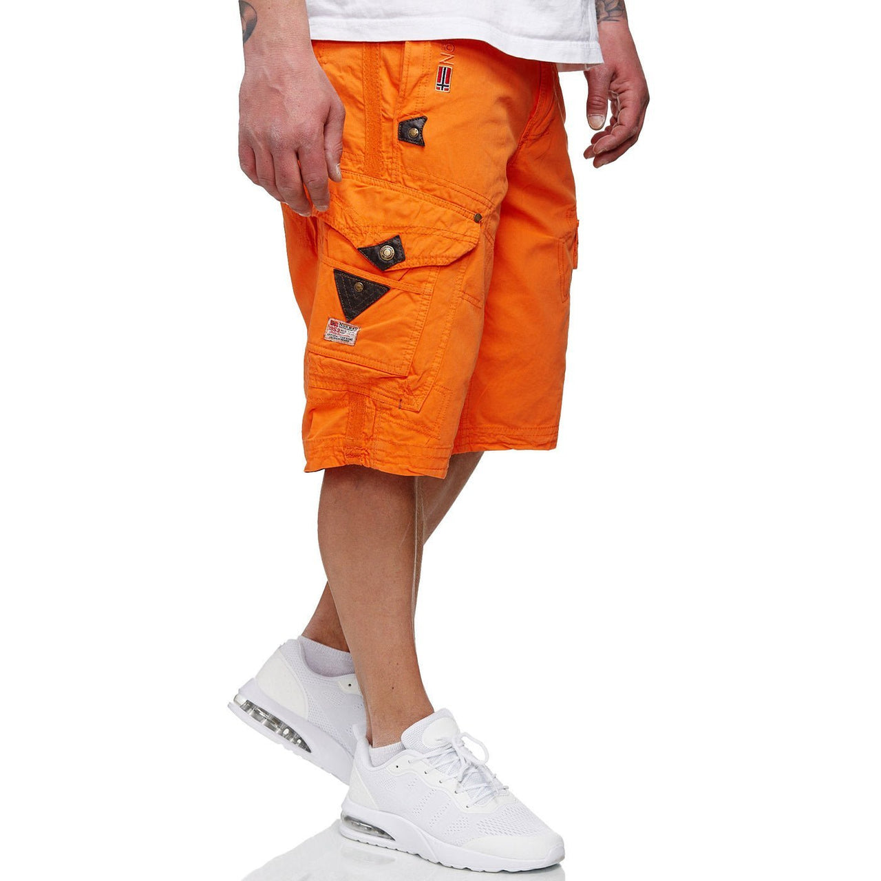 Geographical Geographical Norway Peanut Hombre - Bermudas - Geographical Norway - M Naranja