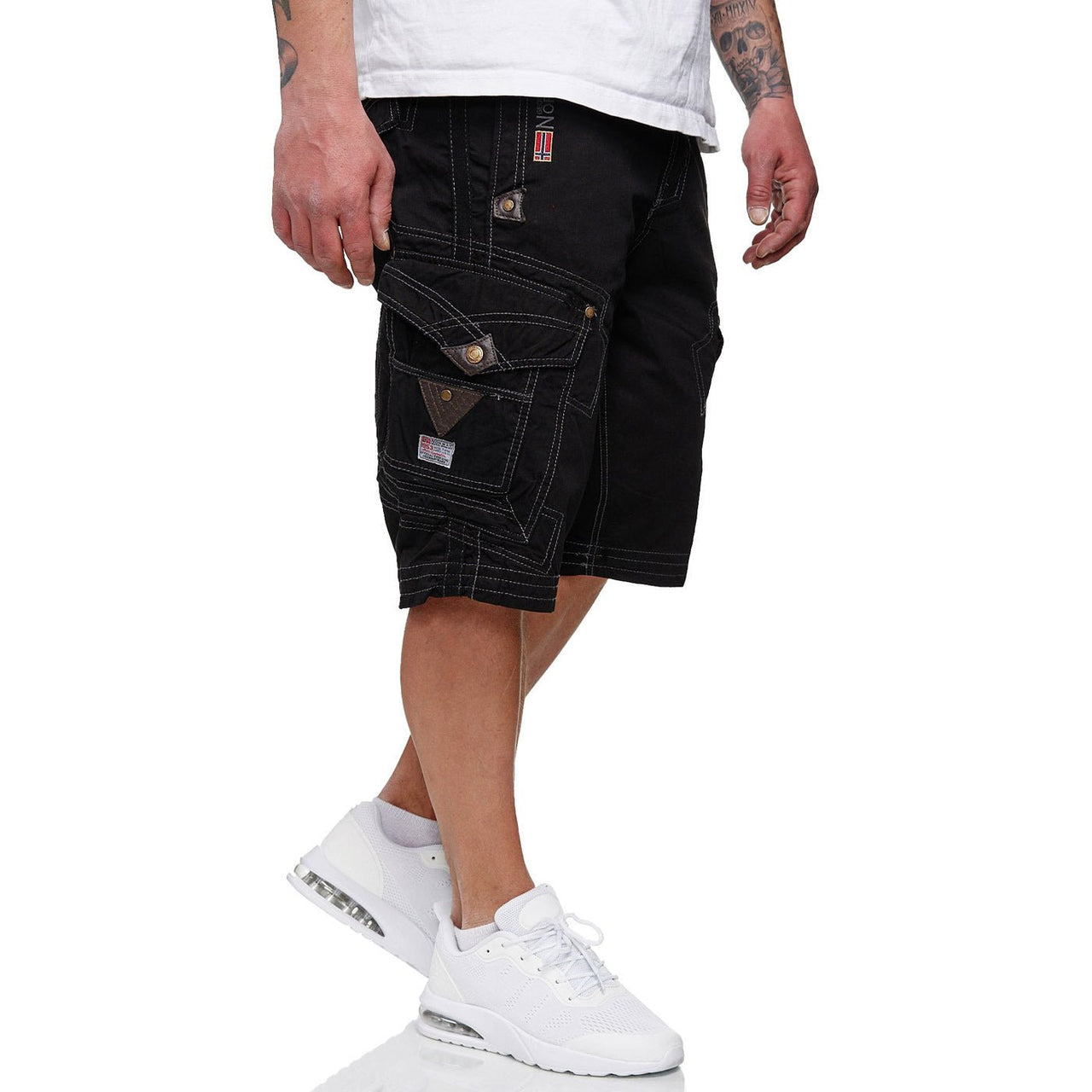Geographical Geographical Norway Peanut Hombre - Bermudas - Geographical Norway - S Negro
