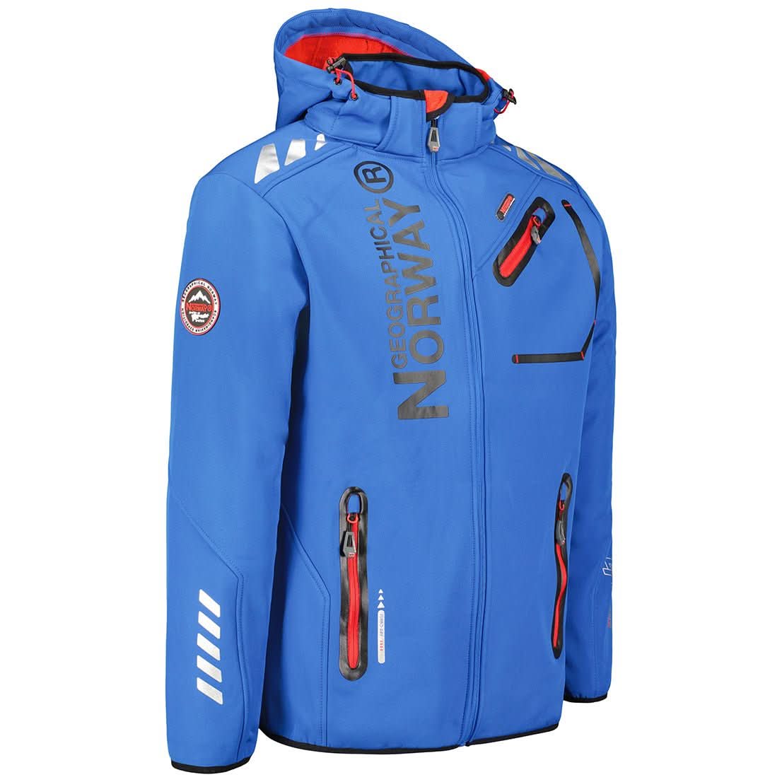 Geographical Norway Geographical Norway Royaute Homme - Softshell Azul Real Rojo - Geographical Norway - S Azul Real Rojo