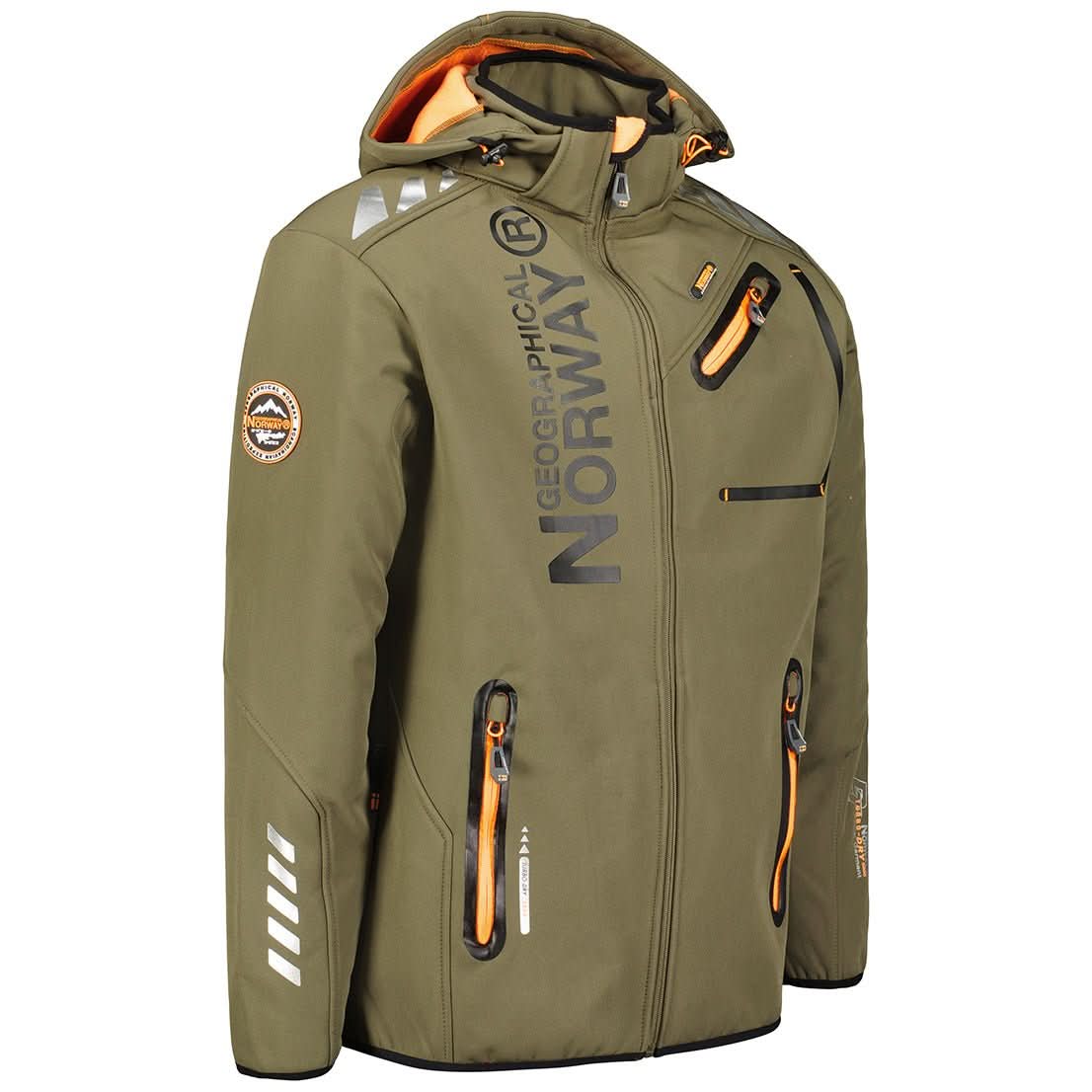 Geographical Norway Geographical Norway Royaute Homme - Softshell Caqui naranja - Geographical Norway - S Caqui naranja