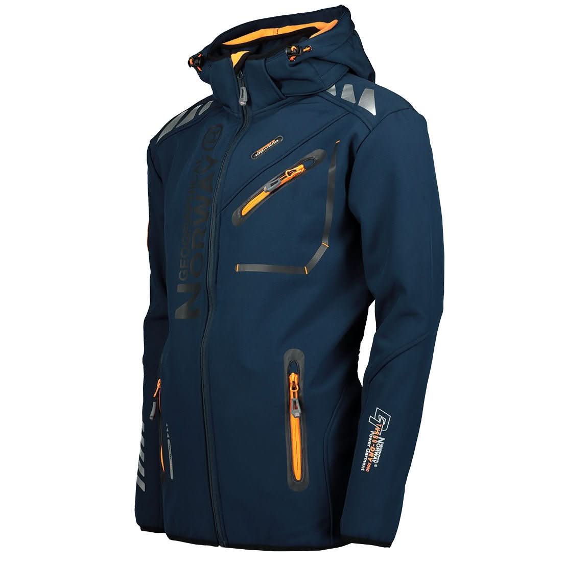 Geographical Norway Geographical Norway Royaute Homme - Softshell Naranja Marino - Geographical Norway - S Naranja marino