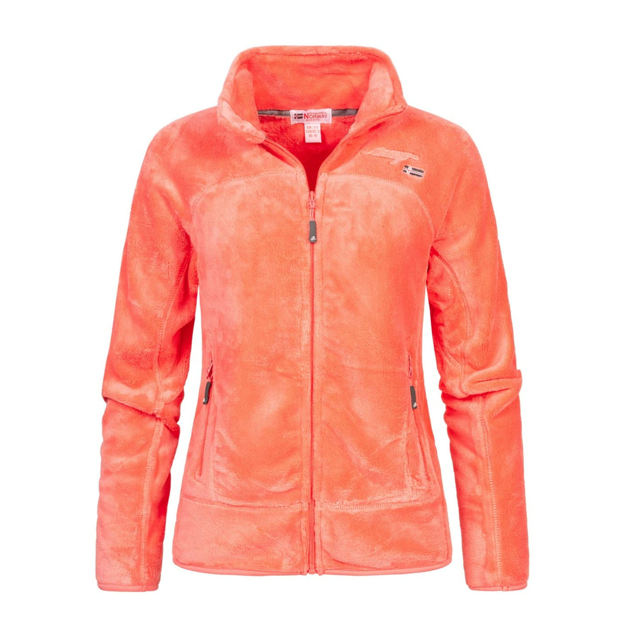 Geographical Geographical Norway Upaline Mujer - Forro polar suave con cremallera - Geographical Norway - S Salmón