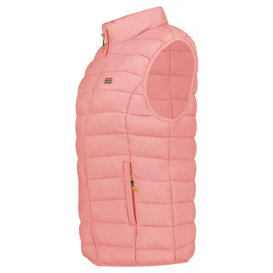 Geographical Geographical Norway VATIKOLOR Mujer - Chaleco sin mangas con cremallera - Geographical Norway - S Rosa viejo