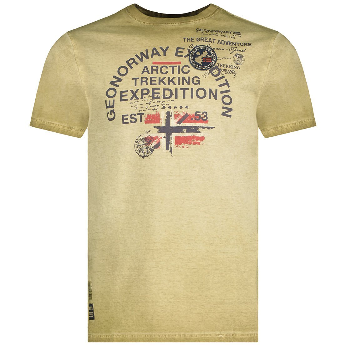 Geographical Norway Jergen - T-shirt uomo, collo tondo, maniche corte - Geographical Norway JERGEN_MEN_GRIS_CLAIR_XXL_SDB-JERGEN_MEN_KAKI_M_SDB-JERGEN_MEN_MARINE_M_SDB-JERGEN_MEN_KAKI_L_SDB-JERGEN_MEN_MARINE_L_SDB-JERGEN_MEN_KAKI_XL_SDB-JERGEN_MEN_MARINE_XL_SDB-JERGEN_MEN_KAKI_XXL_SDB-JERGEN_MEN_MARINE_XXL_SDB-JERGEN_MEN_KAKI_3XL_SDB