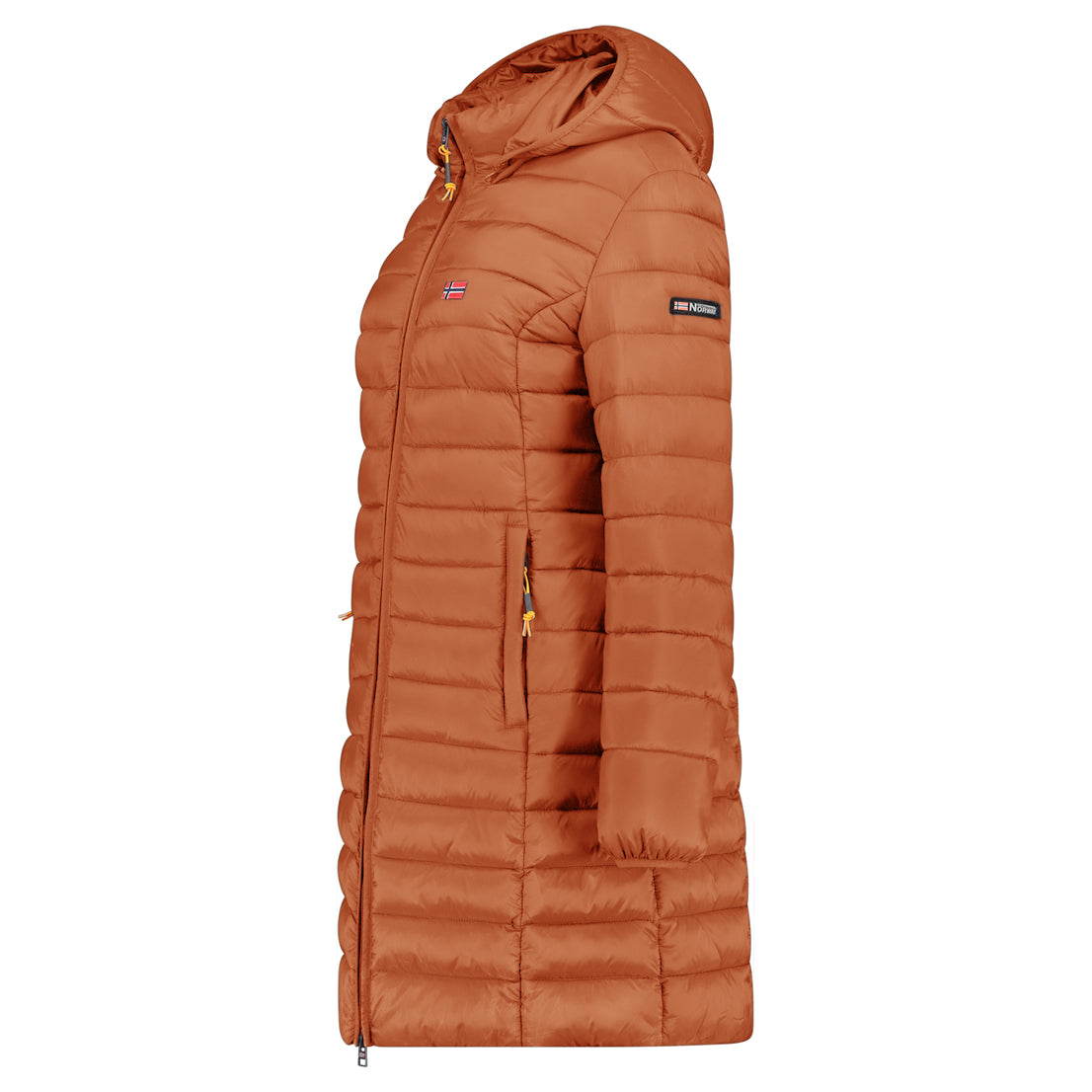 Geographical Norway ATIKOLOR CAPPUCCIO LUNGO Donna - Giacca Camel