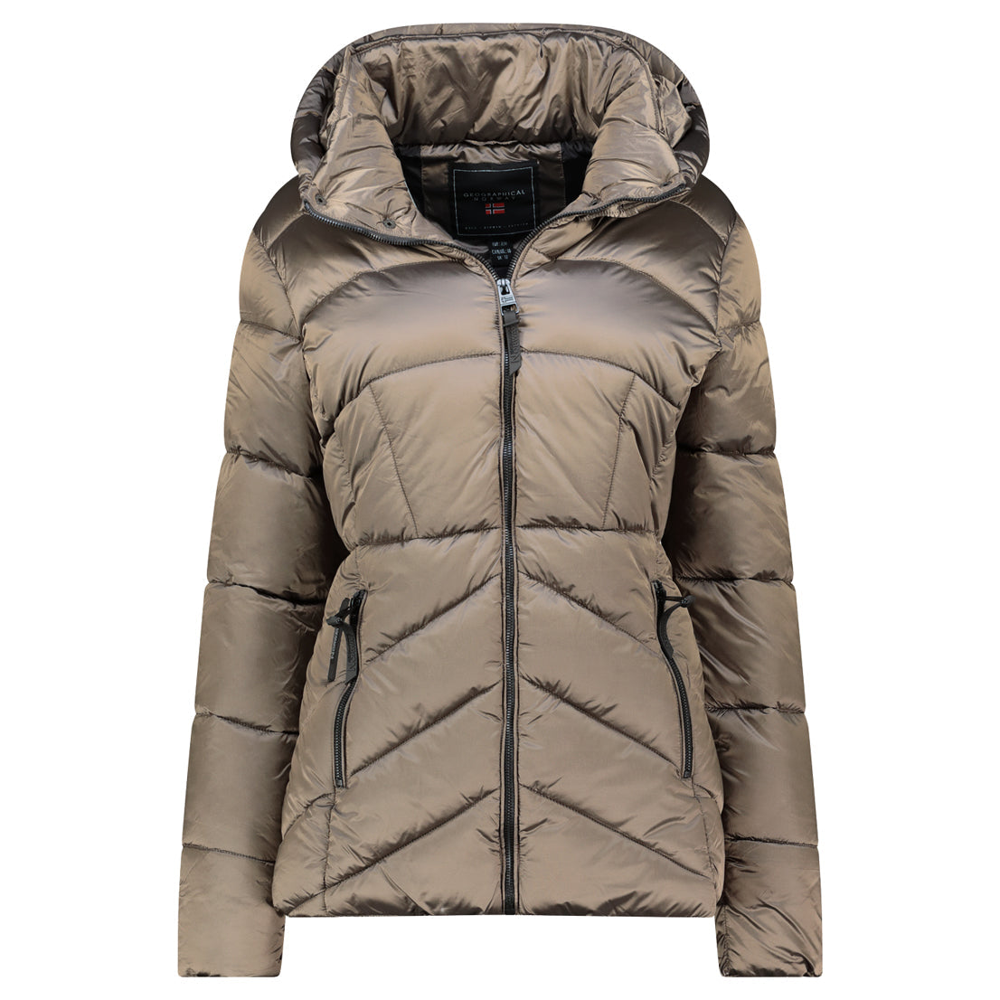 Geographical Norway BLANCHE SHORT Donna - Giacca marrone scuro