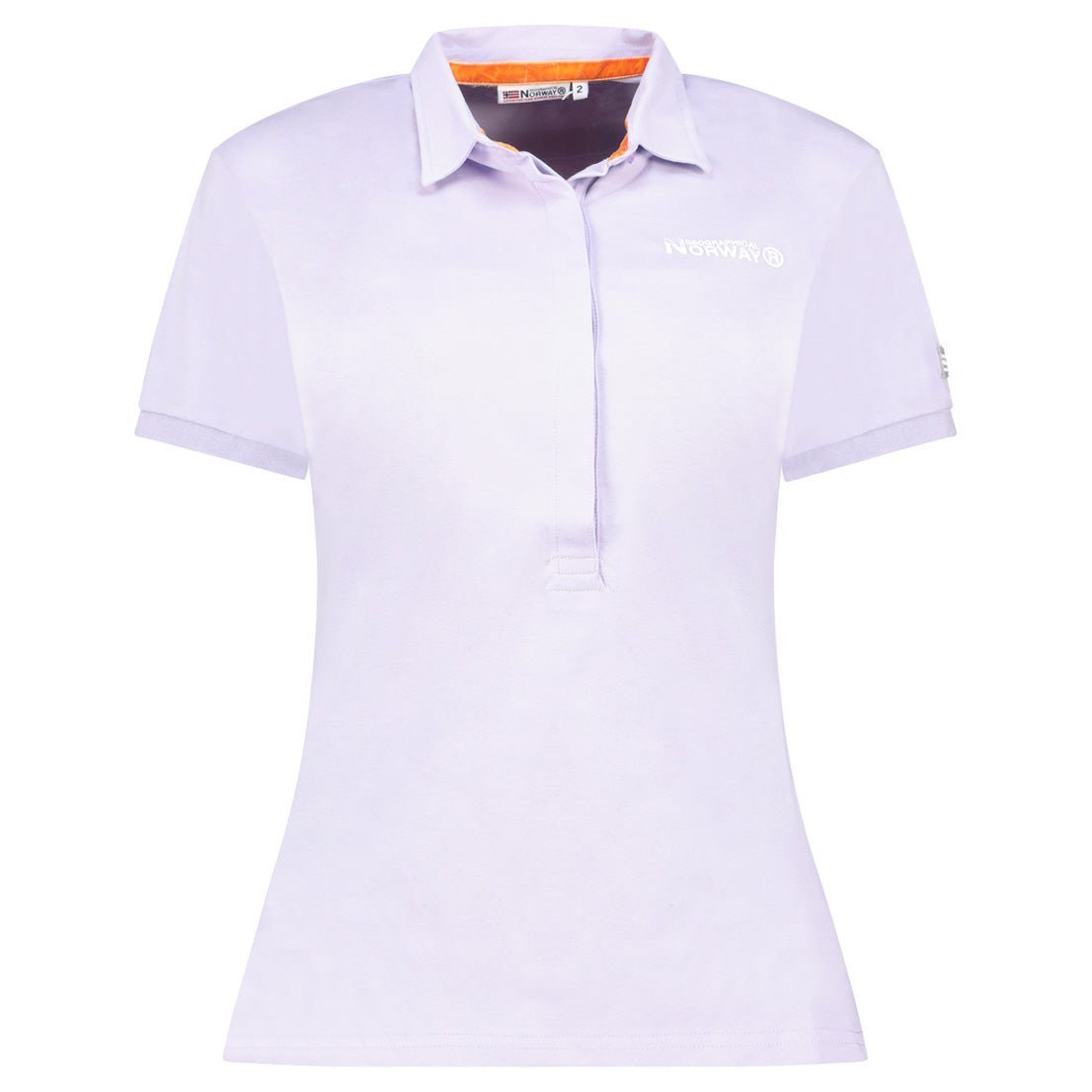 Geographical Norway Kumping Donna - Polo stampata con collo button-down - Geographical Norway KUMPING_LADY_CREME_S_SDB-KUMPING_LADY_CREME_M_SDB-KUMPING_LADY_CREME_L_SDB-KUMPING_LADY_CREME_XL_SDB-KUMPING_LADY_CREME_XXL_SDB-KUMPING_LADY_VIOLET_SDB-KUMPING_LADY_VIOLET_M_SDB-KUMPING_LADY_VIOLET_XL_SDB-KUMPING_LADY_VIOLET_XXL_SDB