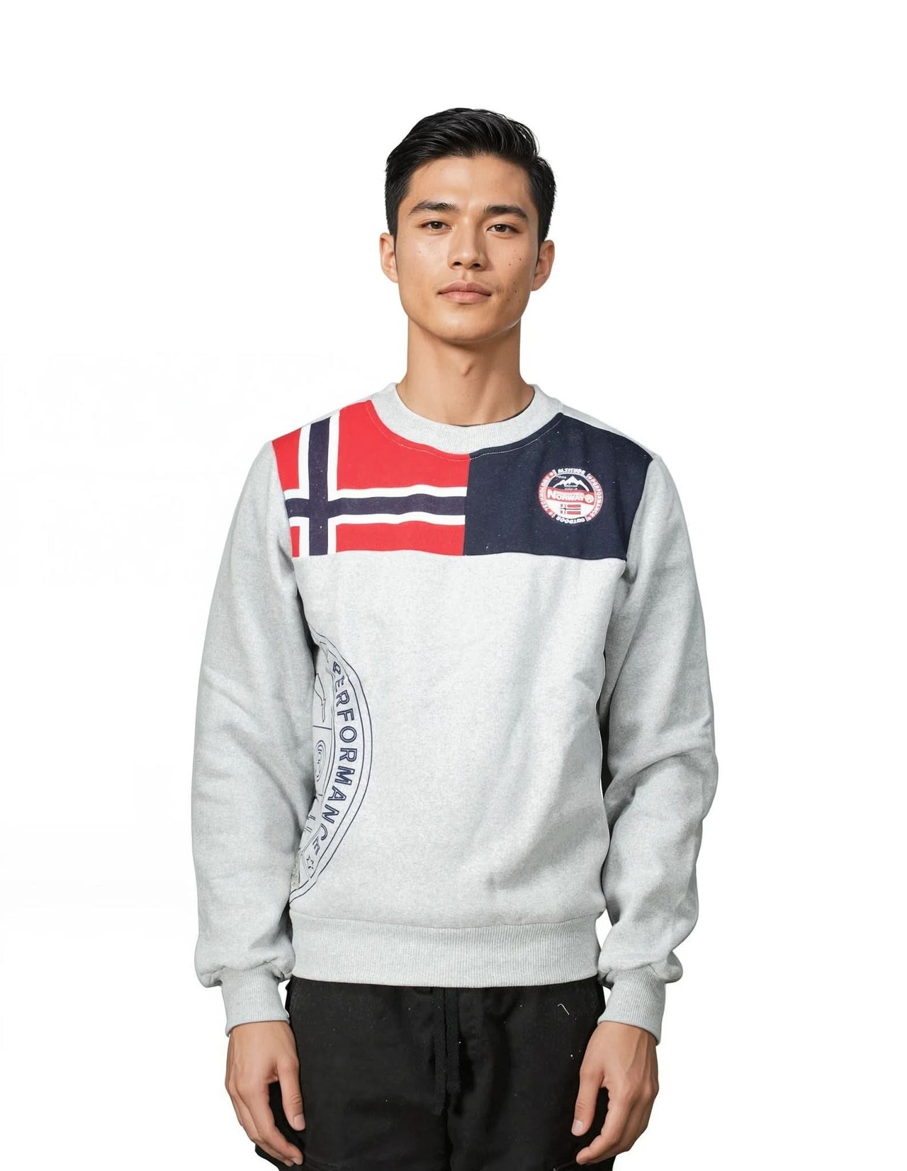 Geographical Norway Uomo G-ROUND - Felpa con stampe e bandiera - Geographical Norway G-ROUND_MEN_MARINE_SDB-G-ROUND_MEN_BLANC_SDB-G-ROUND_MEN_MARINE_SDB-G-ROUND_MEN_WHITE_M_SDB-G-ROUND_MEN_MARINE_L_SDB-G-ROUND_MEN_WHITE_L_SDB-G-ROUND_MEN_MARINE_XL_SDB-G-ROUND_MEN_WHITE_XL_SDB-G-ROUND_MEN_MARINE_XXL_SDB-G-ROUND_MEN_WHITE_XXL_SDB