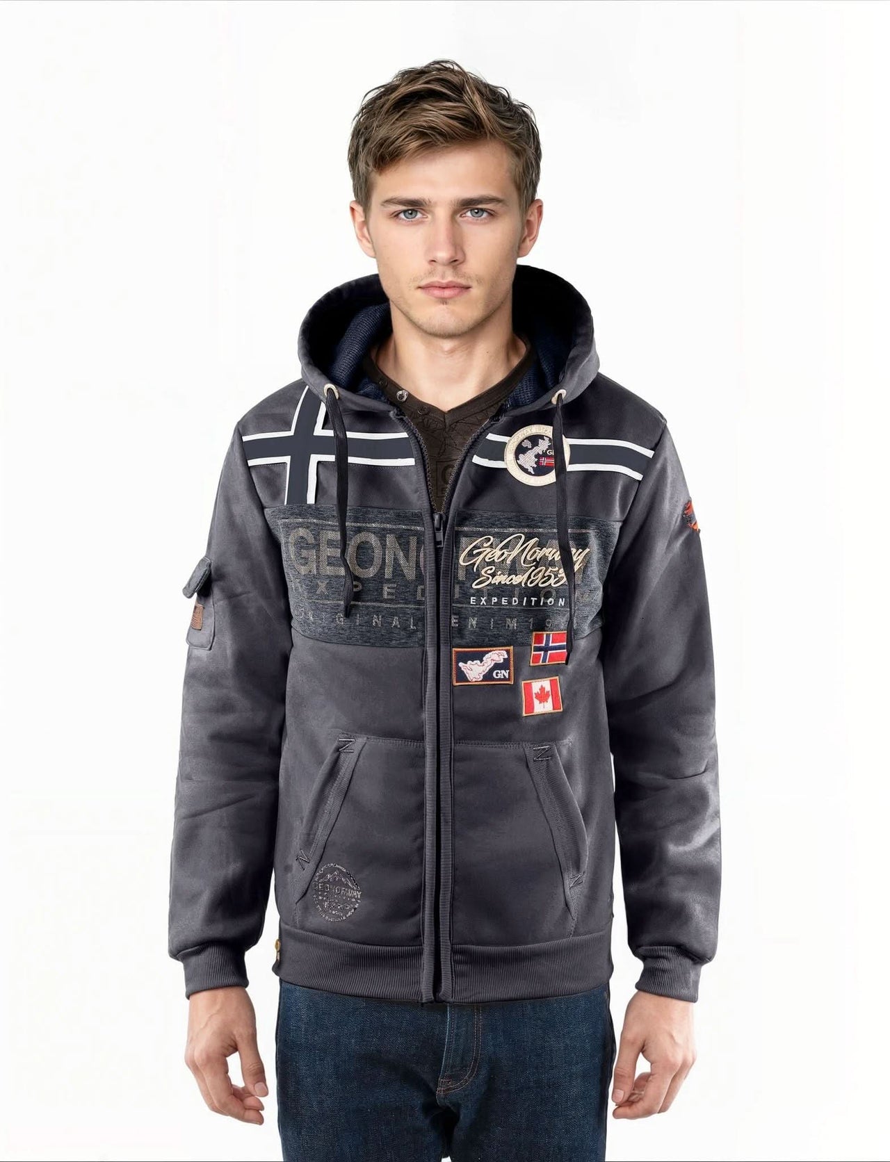 Geographical Norway Garadock Uomo - Sudore - Geographical Norway GARADOCK_MEN_GRIS_CLAIR_SDB-GARADOCK_MEN_BLANC_SDB-GARADOCK_MEN_GRIS_CLAIR_SDB-GARADOCK_MEN_BLANC_SDB-GARADOCK_MEN_GRIS_CLAIR_L_SDB-GARADOCK_MEN_BLANC_L_SDB-GARADOCK_MEN_GRIS_CLAIR_XL_SDB-GARADOCK_MEN_BLANC_XL_SDB-GARADOCK_MEN_GRIS_CLAIR_XXL_SDB-GARADOCK_MEN_BLANC_XXL_SDB