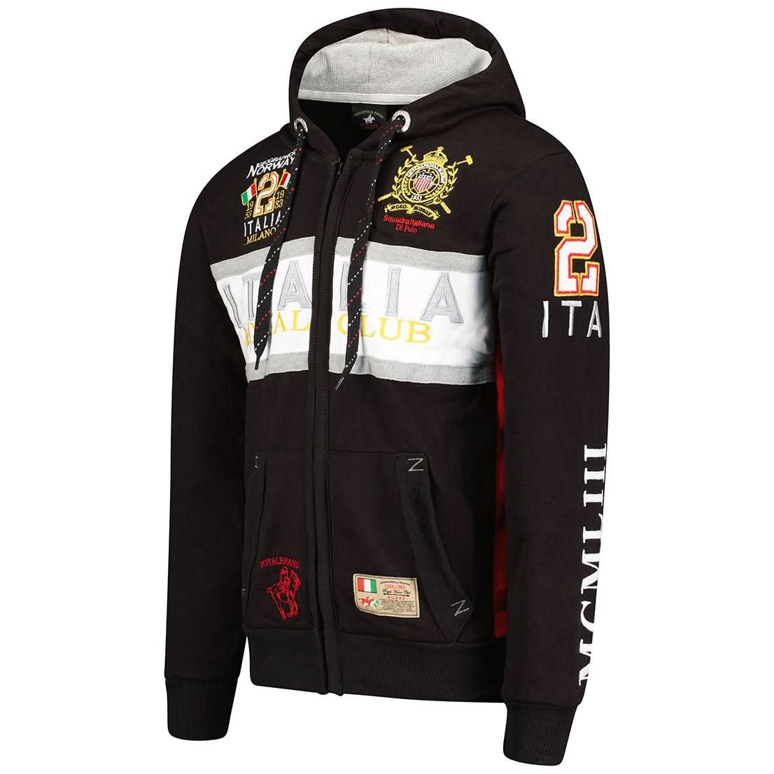 Geographical Norway Filio Uomo - Felpa con cappuccio - Geographical Norway FILIO_MEN_NOIR_M_SDB-FILIO_MEN_NOIR_L_SDB-FILIO_MEN_NOIR_XL_SDB-FILIO_MEN_NOIR_XXL_SDB-FILIO_MEN_NOIR_3XL_SDB