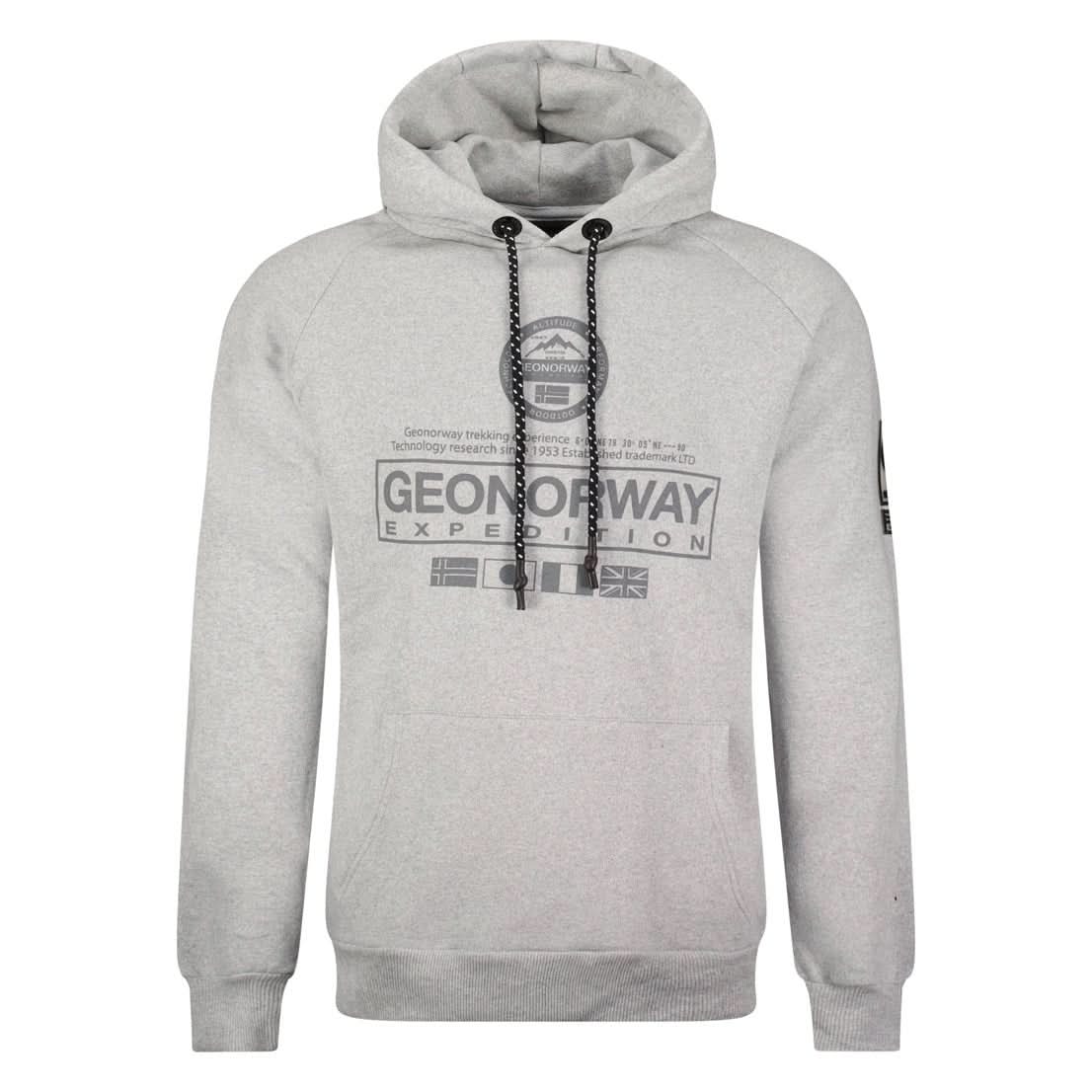 Geographical Norway Gozalo Uomo - Sudore - Geographical Norway GOZALO_MEN_GRIS_CLAIR_XXL_SDB