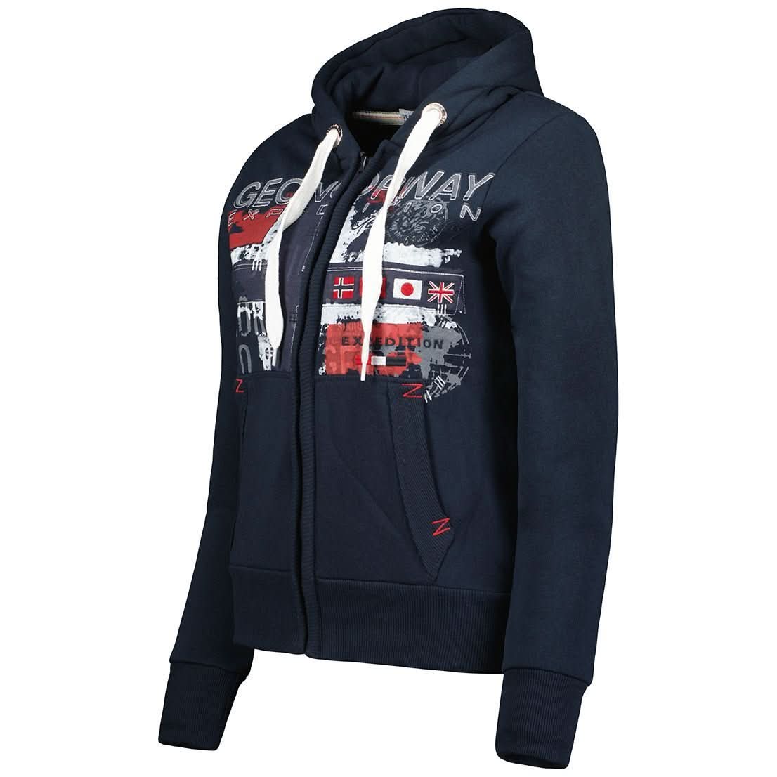 Geographical Norway Getchup Donna - Felpa con cappuccio - Geographical Norway GETCHUP_LADY_MARINE_SDB-GETCHUP_LADY_MARINE_SDB-GETCHUP_LADY_MARINE_L_SDB-GETCHUP_LADY_MARINE_XL_SDB-GETCHUP_LADY_MARINE_XXL_SDB-GETCHUP_LADY_TAUPE_S_SDB-GETCHUP_LADY_TAUPE_M_SDB-GETCHUP_LADY_TAUPE_L_SDB-GETCHUP_LADY_TAUPE_XL_SDB-GETCHUP_LADY_BLACK_SDB