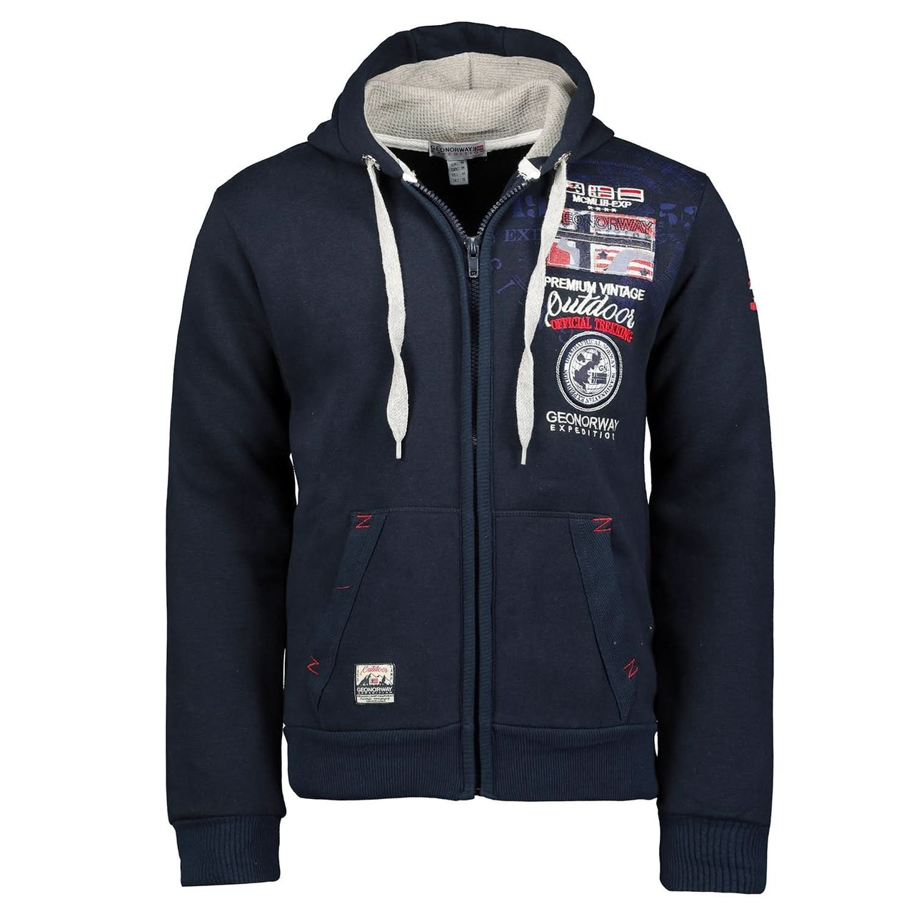 Geographical Norway Gotham Uomo - Felpa con cappuccio - Geographical Norway GOTHAM_MEN_GRIS_CLAIR_S_EO_SDB-GOTHAM_MEN_GRIS_CLAIR_M_EO_SDB-GOTHAM_MEN_GRIS_CLAIR_L_EO_SDB-GOTHAM_MEN_GRIS_CLAIR_XL_EO_SDB-GOTHAM_MEN_LIGHT_GREY_XXL_EO_SDB-GOTHAM_MEN_LIGHT_GREY_3XL_EO_SDB-GOTHAM_MEN_MARINE_S_EO_SDB-GOTHAM_MEN_MARINE_M_EO_SDB-GOTHAM_MEN_MARINE_L_EO_SDB-GOTHAM_MEN_MARINE_XL_EO_SDB