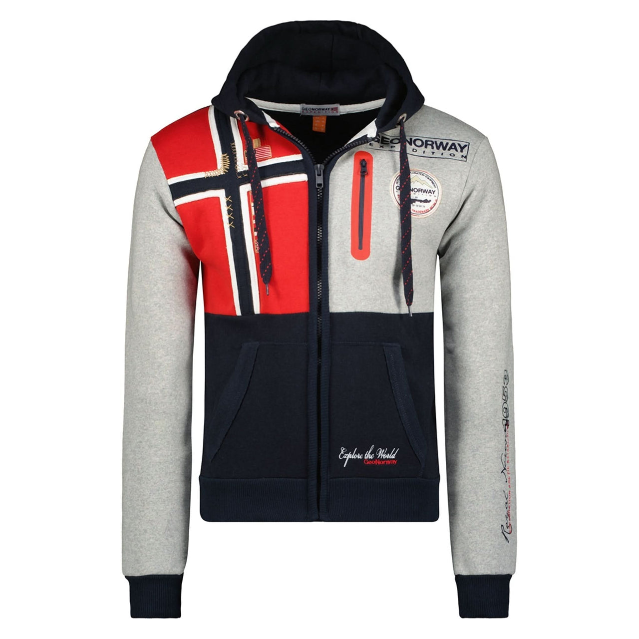 Geographical Norway Gexplore Uomo - Felpa con cerniera - Geographical Norway GEXPLORE_MEN_GRIS_CLAIR_M_SDB-GEXPLORE_MEN_GRIS_FONCE_M_SDB-GEXPLORE_MEN_NOIR_SDB-GEXPLORE_MEN_MARINE_SDB-ESPLORAZIONE_MEN_GRIS_CLAIR_L_SDB- ESPLORAZIONE_MEN_NOIR_MSDB- ESPLORAZIONE_MEN_GRIS_FONCE_L_SDB- ESPLORAZIONE_MEN_MARINE_MSDB- ESPLORAZIONE_MEN_NOIR_L_SDB- ESPLORAZIONE_MEN_MARINE_L_SDB