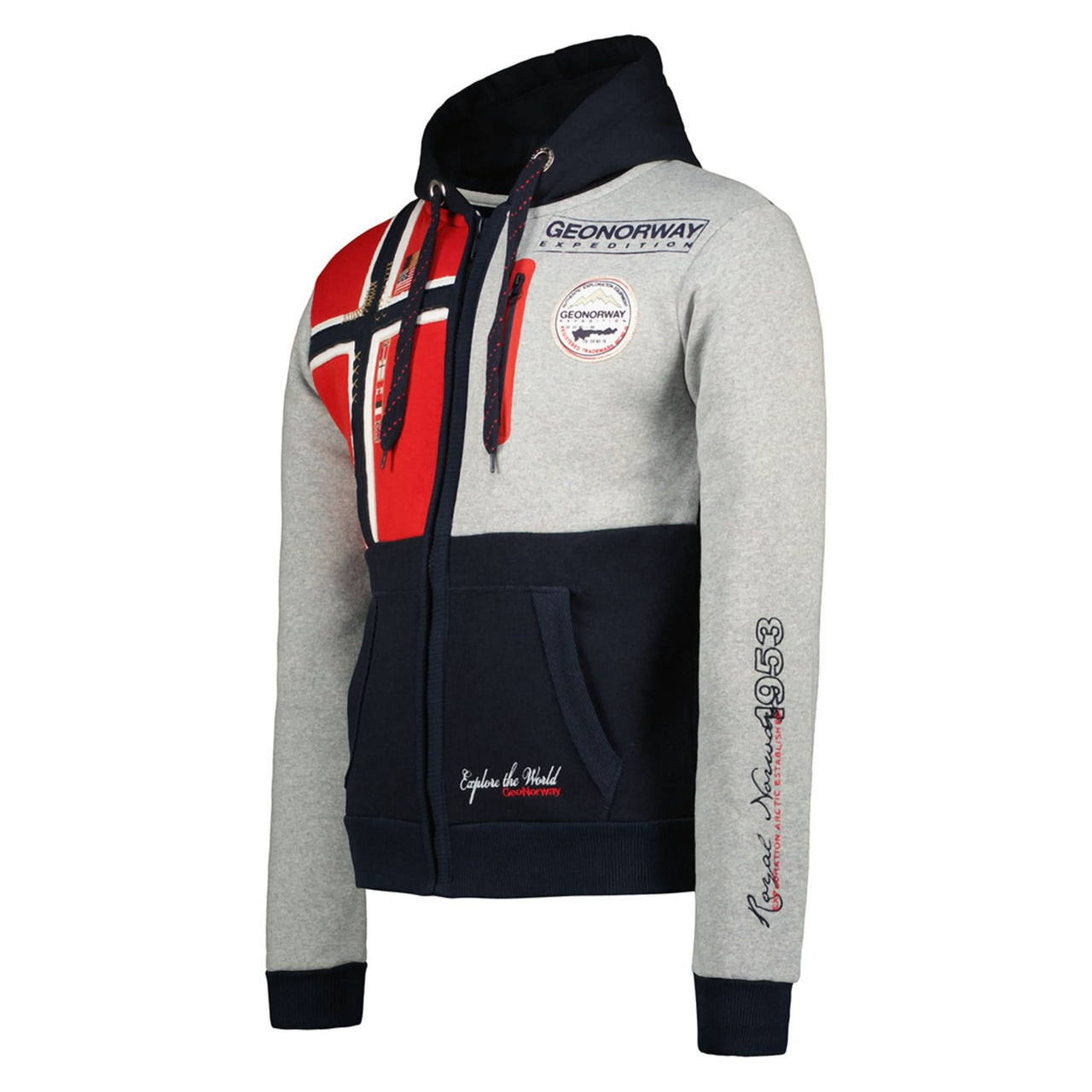 Geographical Norway Gexplore Uomo - Felpa con cerniera - Geographical Norway GEXPLORE_MEN_GRIS_CLAIR_M_SDB-GEXPLORE_MEN_GRIS_FONCE_M_SDB-GEXPLORE_MEN_NOIR_SDB-GEXPLORE_MEN_MARINE_SDB-ESPLORAZIONE_MEN_GRIS_CLAIR_L_SDB- ESPLORAZIONE_MEN_NOIR_MSDB- ESPLORAZIONE_MEN_GRIS_FONCE_L_SDB- ESPLORAZIONE_MEN_MARINE_MSDB- ESPLORAZIONE_MEN_NOIR_L_SDB- ESPLORAZIONE_MEN_MARINE_L_SDB