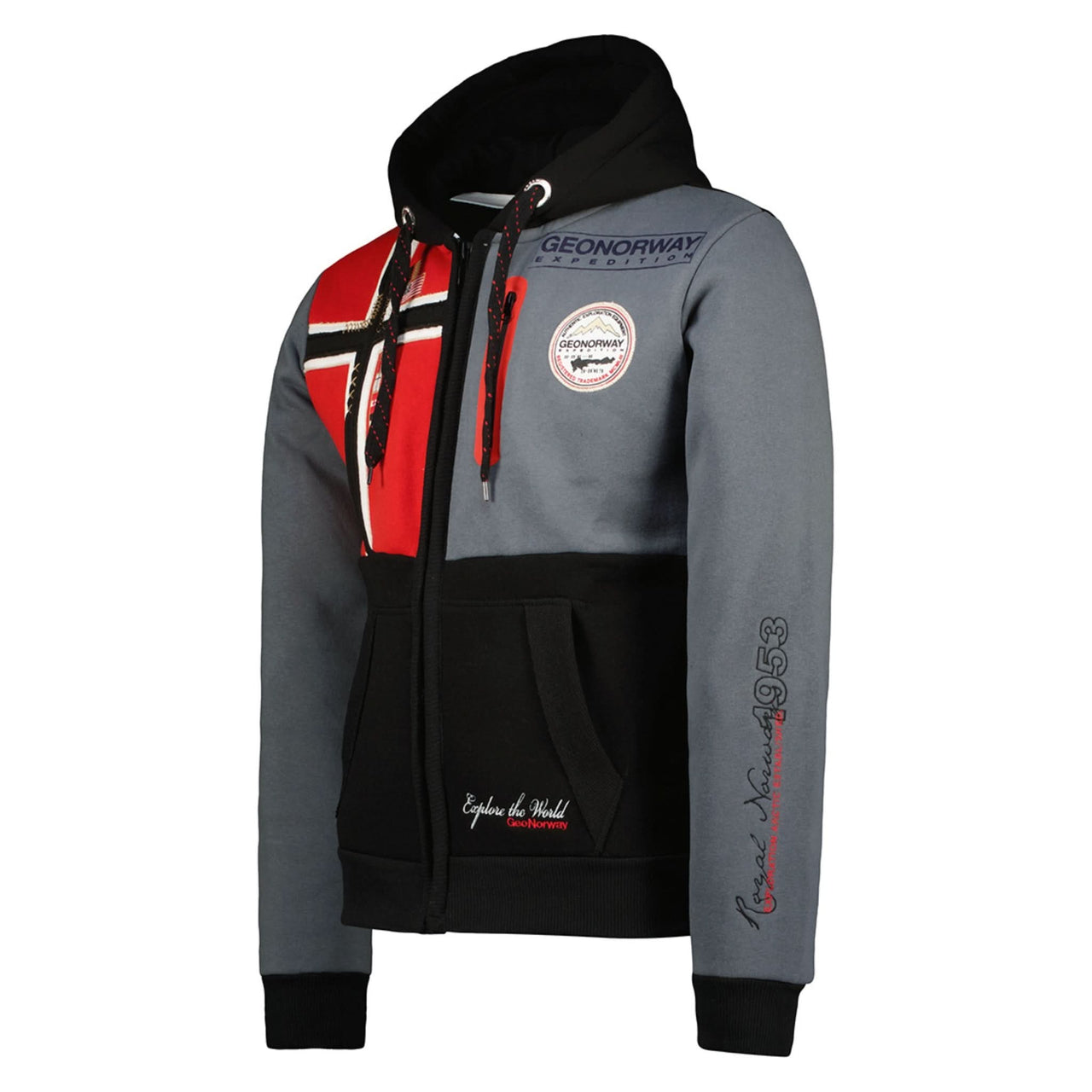 Geographical Norway Gexplore Uomo - Felpa con cerniera - Geographical Norway GEXPLORE_MEN_GRIS_CLAIR_M_SDB-GEXPLORE_MEN_GRIS_FONCE_M_SDB-GEXPLORE_MEN_NOIR_SDB-GEXPLORE_MEN_MARINE_SDB-ESPLORAZIONE_MEN_GRIS_CLAIR_L_SDB- ESPLORAZIONE_MEN_NOIR_MSDB- ESPLORAZIONE_MEN_GRIS_FONCE_L_SDB- ESPLORAZIONE_MEN_MARINE_MSDB- ESPLORAZIONE_MEN_NOIR_L_SDB- ESPLORAZIONE_MEN_MARINE_L_SDB