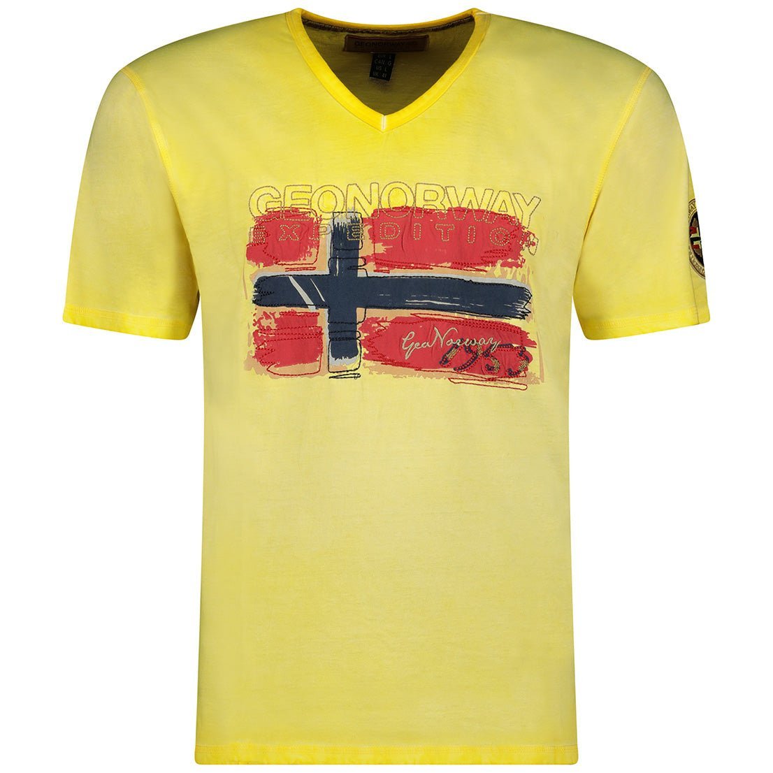 Geographical Norway Joasis Uomo - T-shirt con scollo a V - Geographical Norway JOASIS_MEN_GRIS_CLAIR_SDB-JOASIS_MEN_GRIS_CLAIR_M_SDB-JOASIS_MEN_GRIS_CLAIR_L_SDB-JOASIS_MEN_GREY_LIGHT_XL_SDB-JOASIS_MEN_GREY_LIGHT_XXL_SDB-JOASIS_MEN_GREY_LIGHT_3XL_SDB-JOASIS_MEN_BEIGE_M_SDB-JOASIS_MEN_BEIGE_L_SDB-JOASIS_MEN_BEIGE_XL_SDB-JOASIS_MEN_BEIGE_XXL_SDB