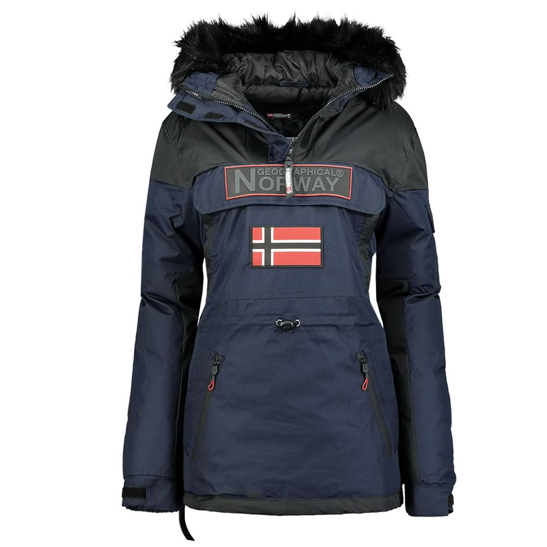 Geographical Norway Bruna Donna - Giacca con cappuccio - Geographical Norway BRUNA_LADY_ROUGE_SDB-BRUNA_LADY_ROSE_FLASH_SDB-BRUNA_LADY_BLANC_SDB-BRUNA_LADY_MARINE_SDB-BRUNA_LADY_WHITE_M_SDB-BRUNA_LADY_RED_M_SDB-BRUNA_LADY_MARINE_M_SDB-BRUNA_LADY_ROSE_FLASH_M_SDB-BRUNA_LADY_RED_L_SDB-BRUNA_LADY_MARINE_L_SDB