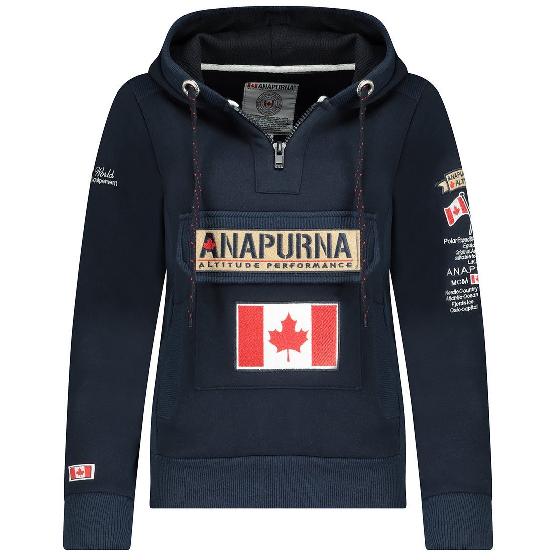 Gymana Anapurna Donna - Felpa con cappuccio e zip con ricamo e tasche - Geographical Norway GYMANA_LADY_BLANC_S_AN_SDB-GYMANA_LADY_NOIR_S_AN_SDB-GYMANA_LADY_GRIS_CLAIR_M_AN_SDB-GYMANA_LADY_BORDEAUX_M_AN_SDB-GYMANA_LADY_BLANC_M_AN_SDB-GYMANA_LADY_GRENAT_L_AN_SDB-GYMANA_LADY_GRIS_CLAIR_L_AN_SDB-GYMANA_LADY_ROSE_FLUO_L_AN_SDB-GYMANA_LADY_NOIR_L_AN_SDB-GYMANA_LADY_ROSE_PALE_L_SDB
