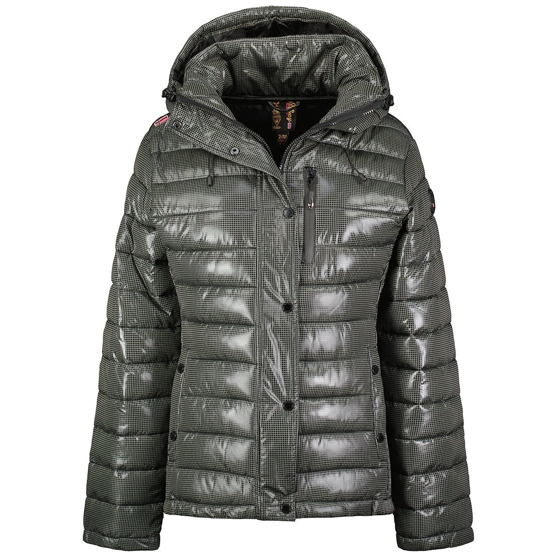 Geographical Norway Chani Donna - Parka nero lucido - Geographical Norway - S Nero