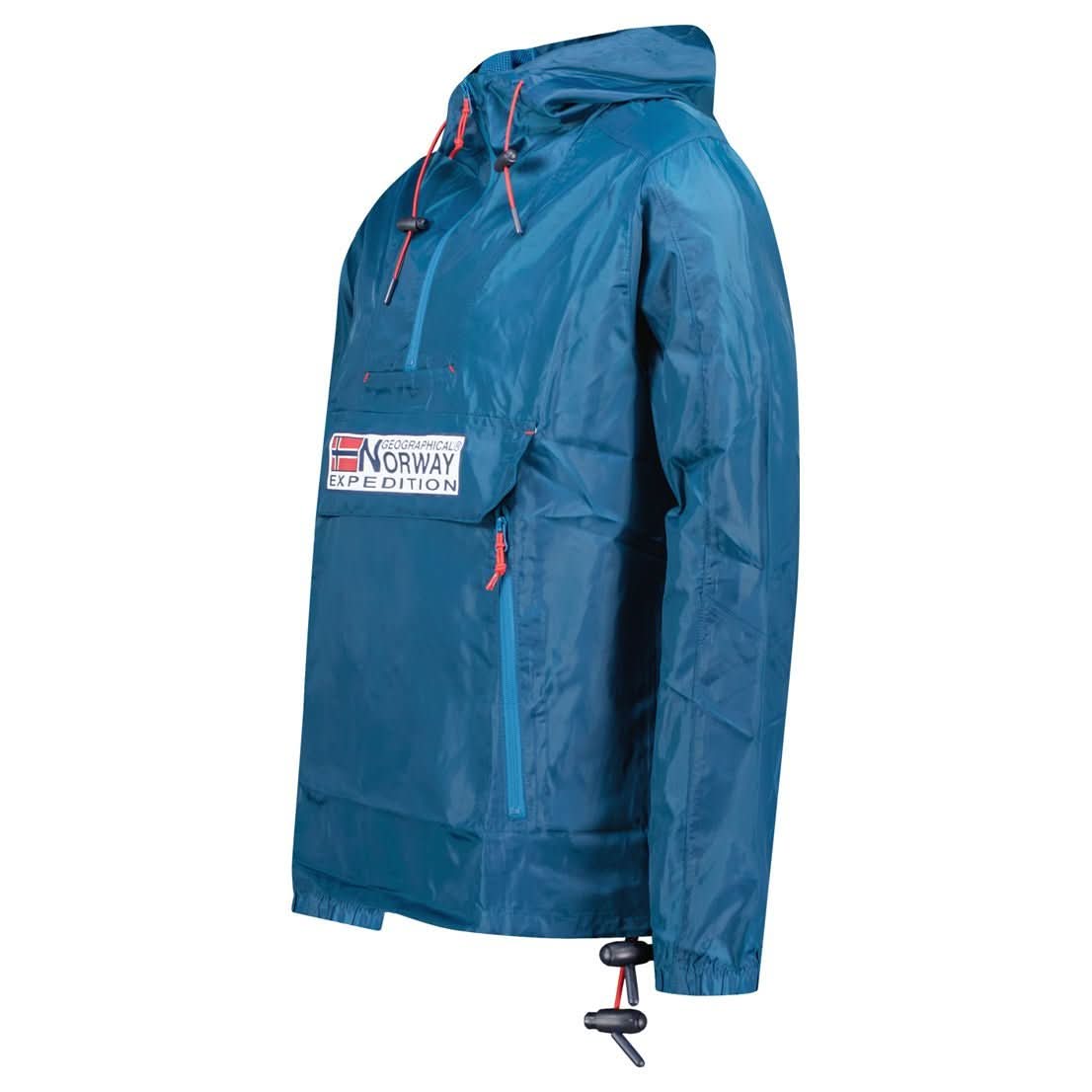 Geographical Norway Choupa Homme - Giacca antivento da uomo - Geographical Norway - S Blu petrolio