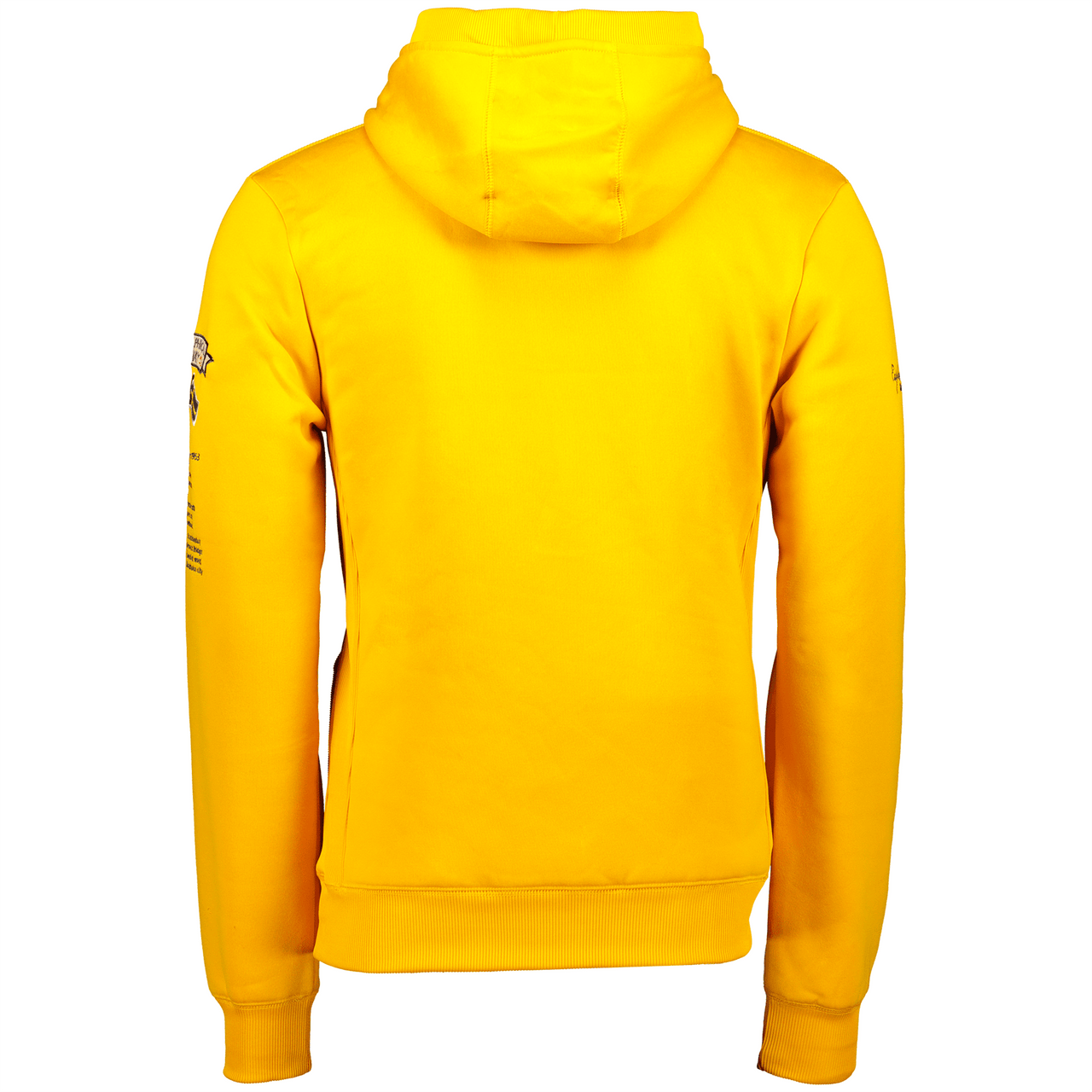 Geographical Norway Gymclass Uomo - Felpa con cappuccio - Geographical Norway - XXL Mustard
