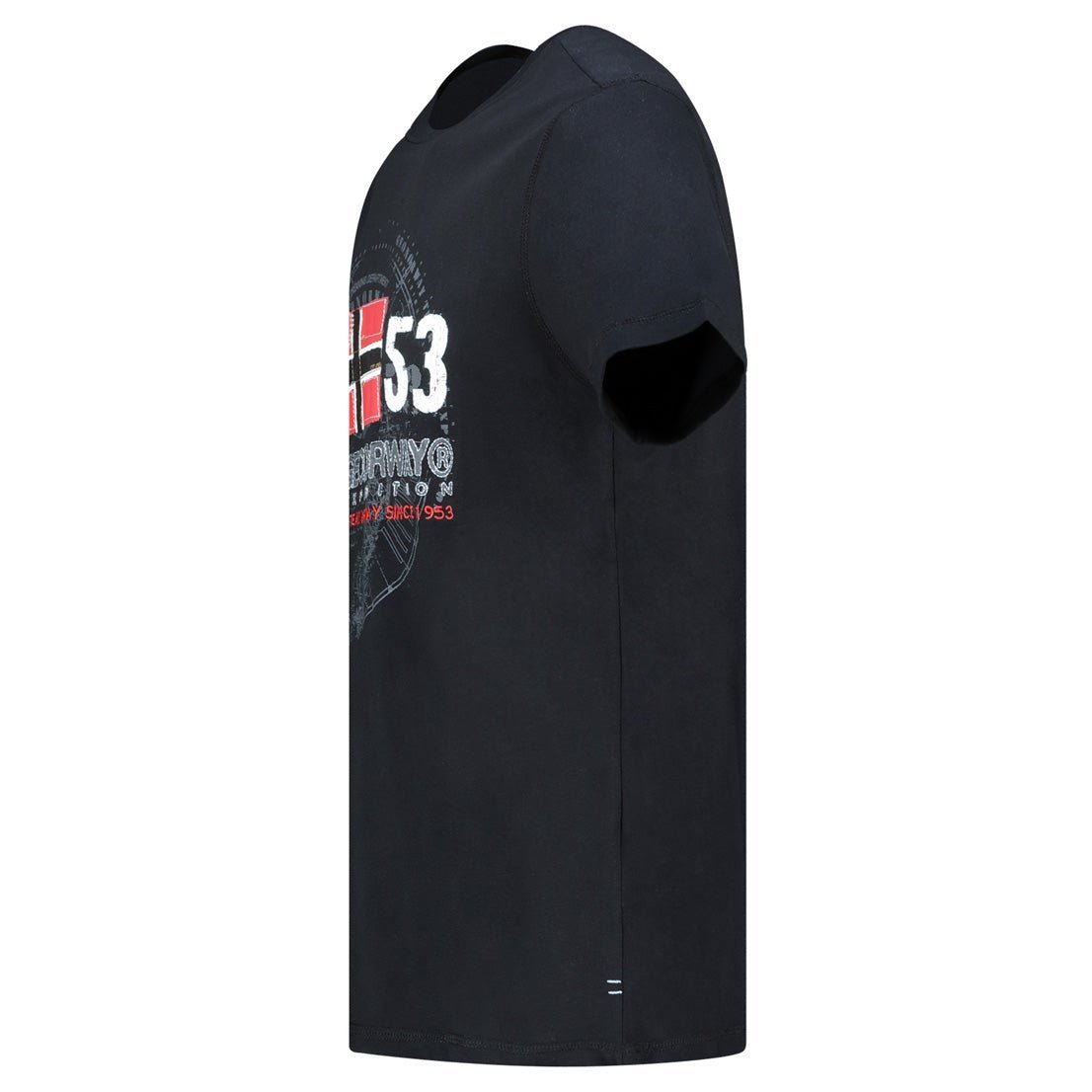 Geographical Norway Japigal Uomo - Maglietta a maniche corte - Geographical Norway - S Nero