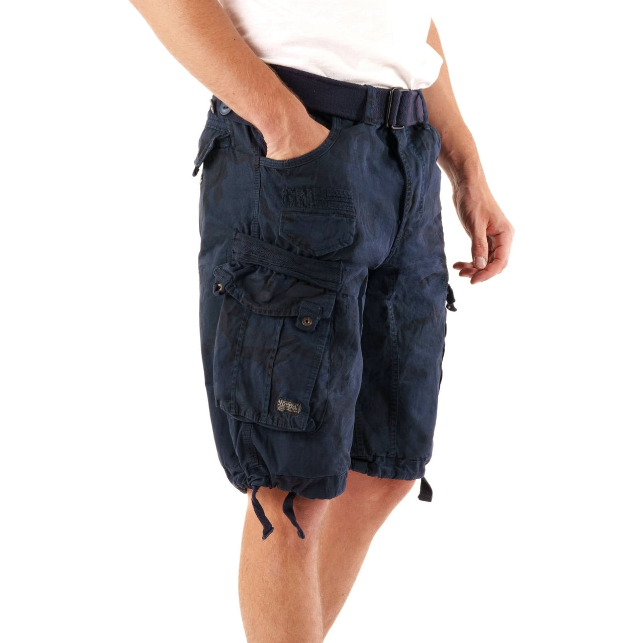 Geographical Norway Panoramique Homme - Bermuda Camo Navy - Geographical Norway - S Camo Navy