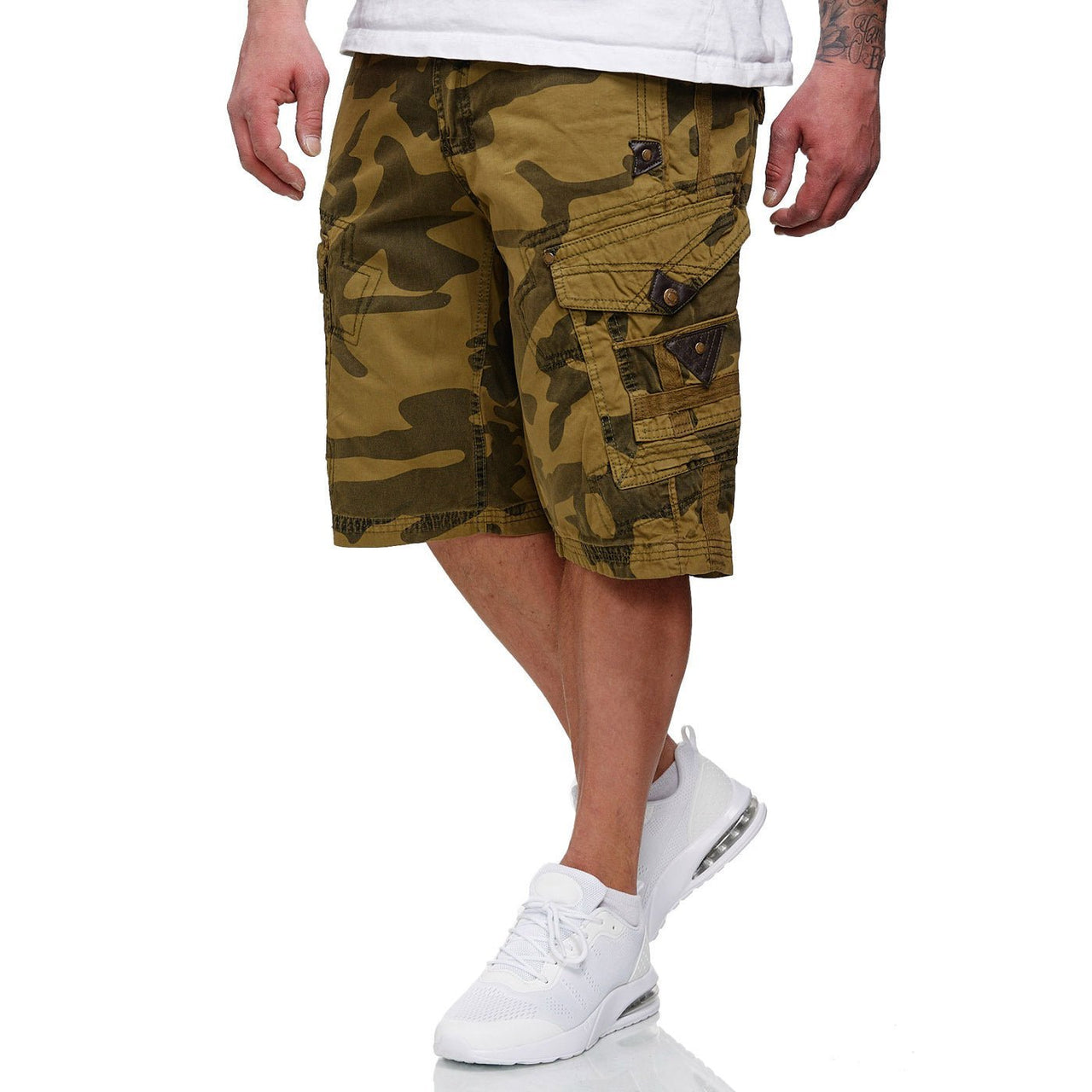 Geographical Norway Peanut Uomo - Bermuda - Geographical Norway - S Camo Mastic