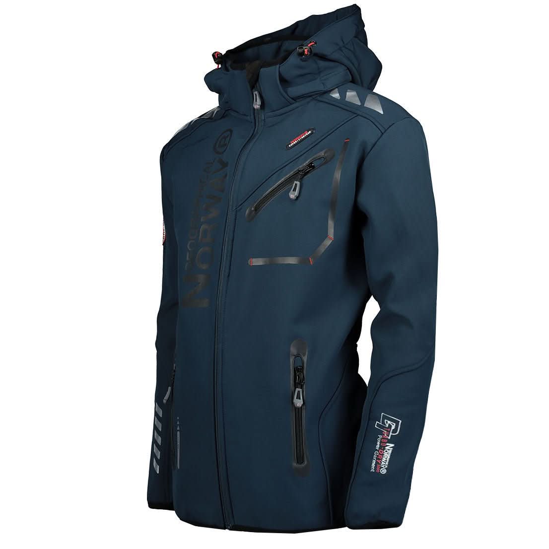 Geographical Norway Royaute Homme - Softshell Navy Black - Geographical Norway - M Navy Black