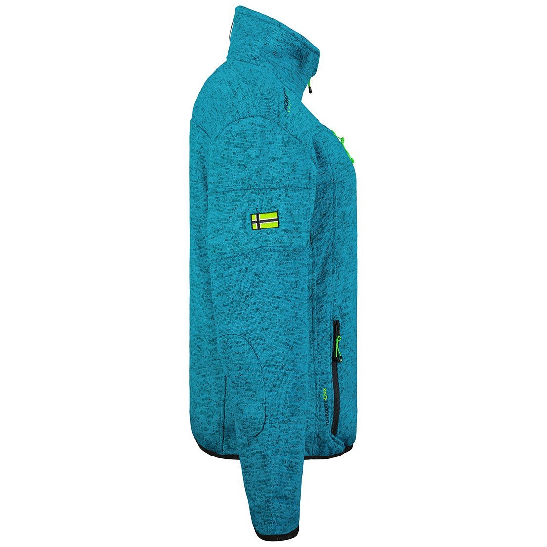 Geographical Norway Trincesse Donna - Pile con collo a camino - Geographical Norway - L Turchese