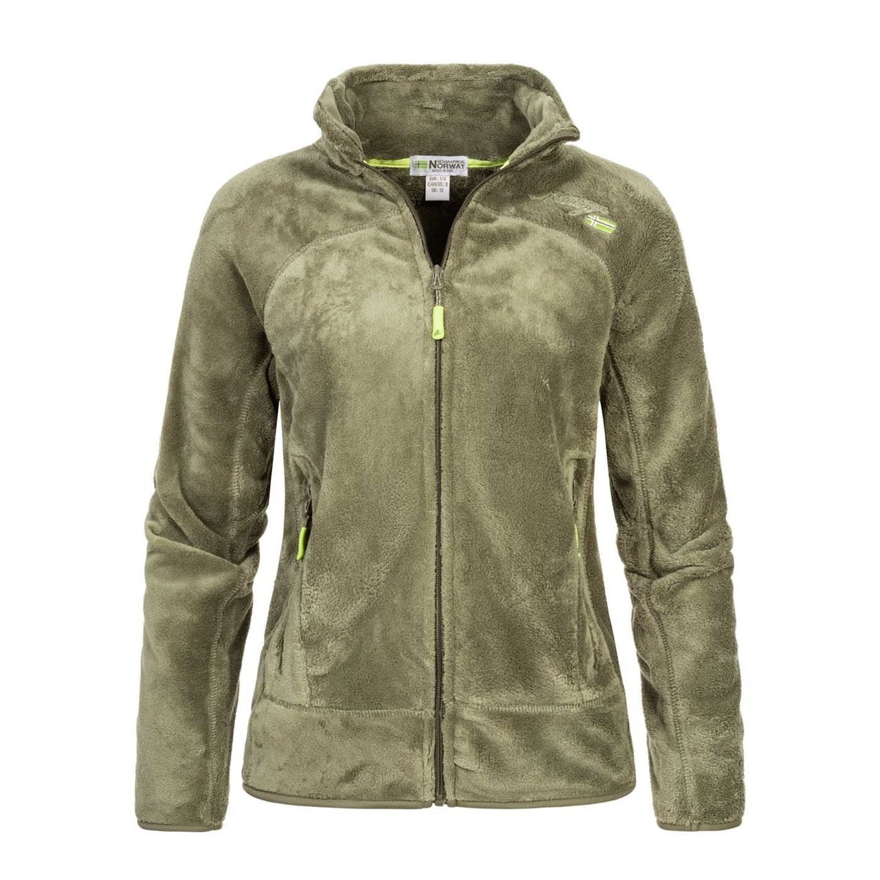 Geographical Norway Upaline Donna - Morbido pile con zip - Geographical Norway - S Olive